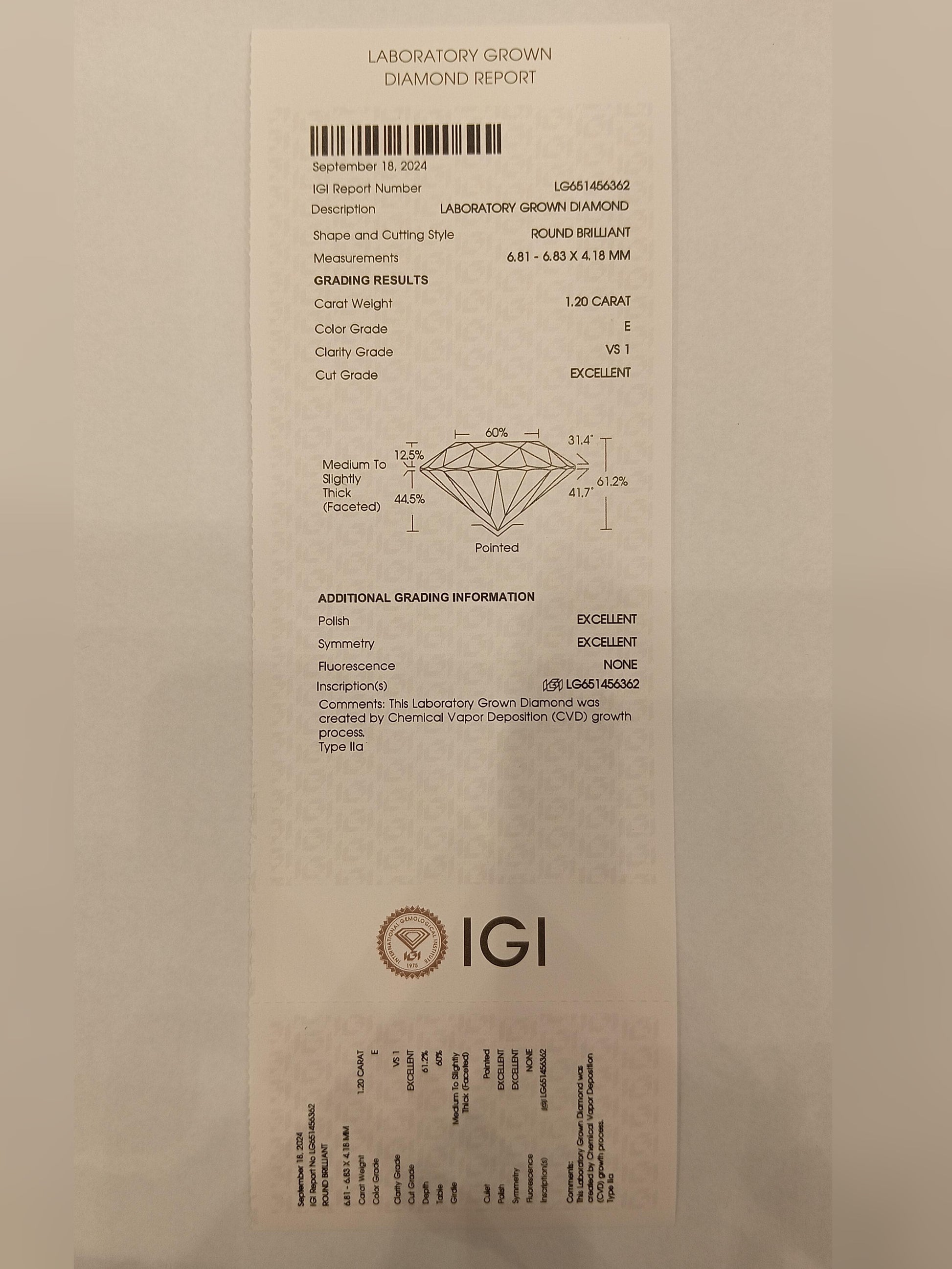 Caixia 1.2ct Lab Diamond Earring – Refined & Rare