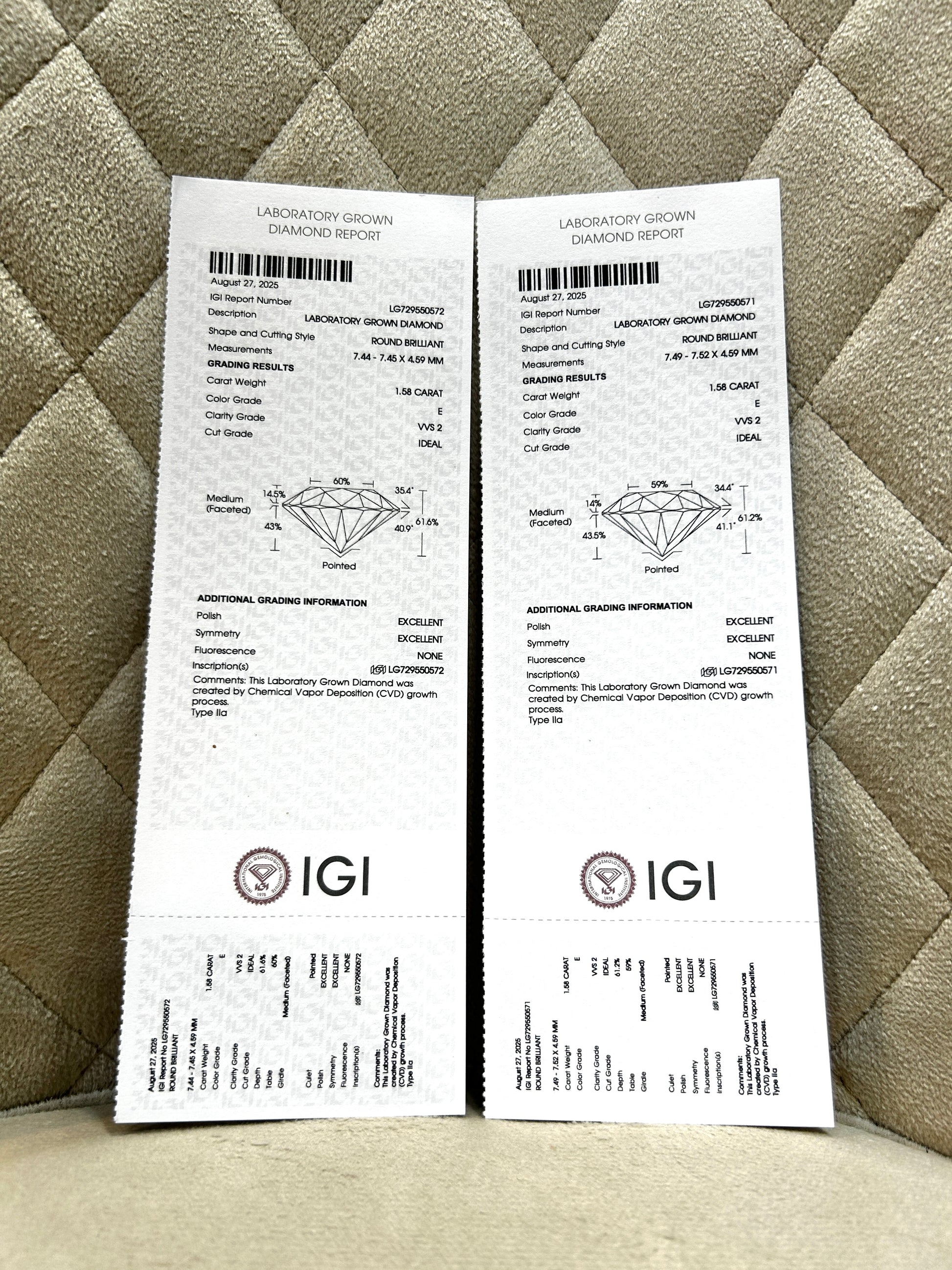 Amavelle Solis Lab Diamond Ring