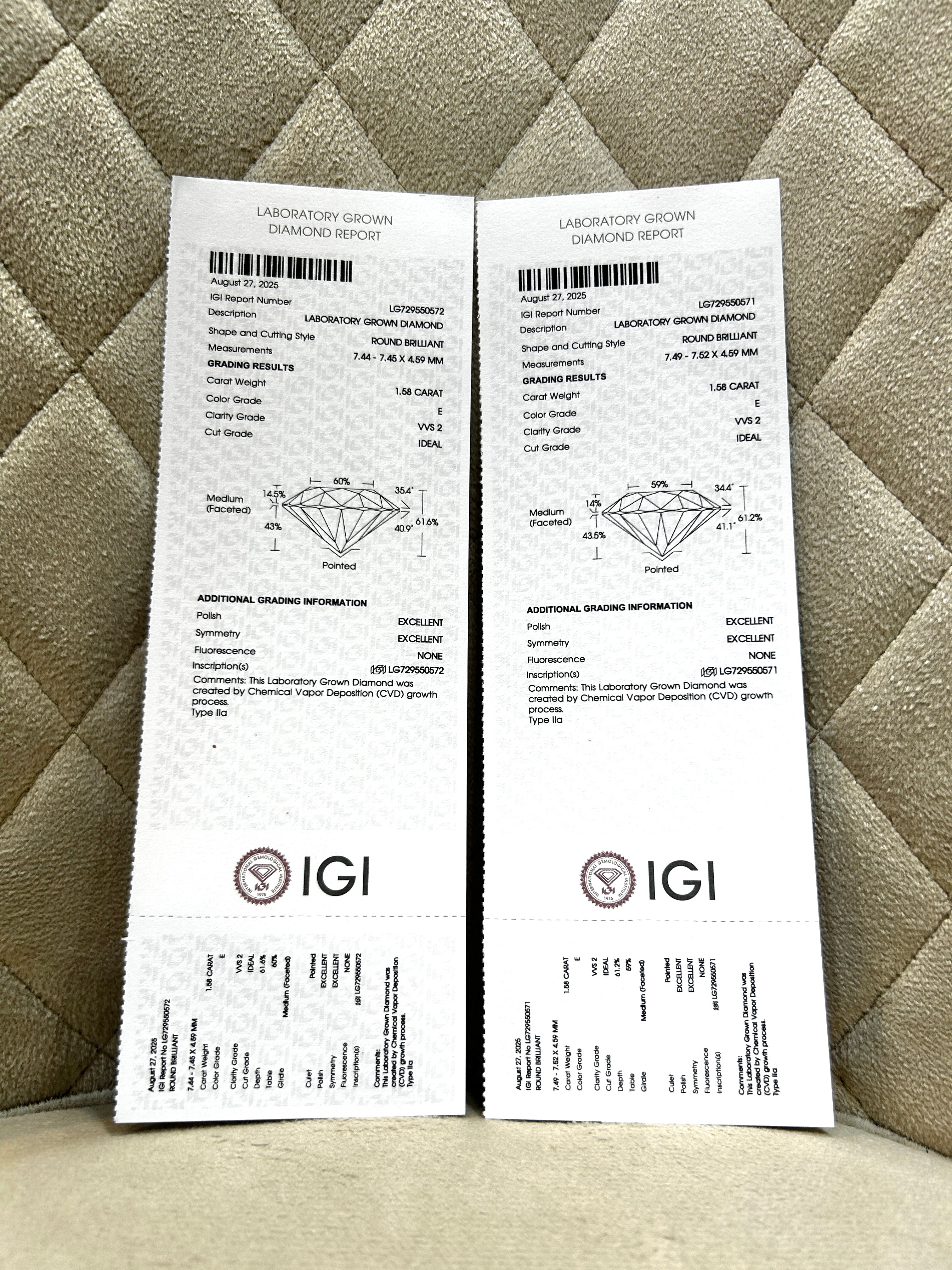 Amavelle Solis Lab Diamond Ring