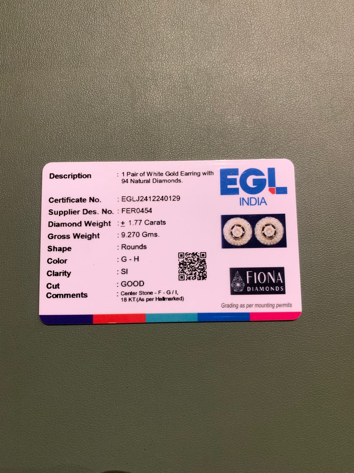 Tundra Lace Diamond Earring