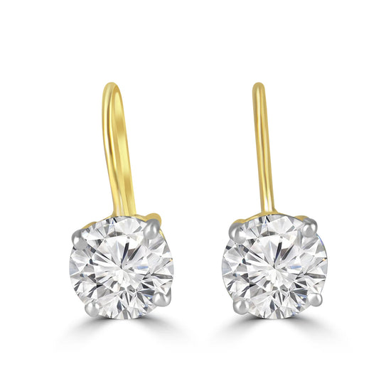 Enaya 2ct Lab Diamond Earring - Fiona Diamonds - Fiona Diamonds