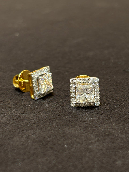 Hidden Oath Lab Diamond Earring - Fiona Diamonds - Fiona Diamonds