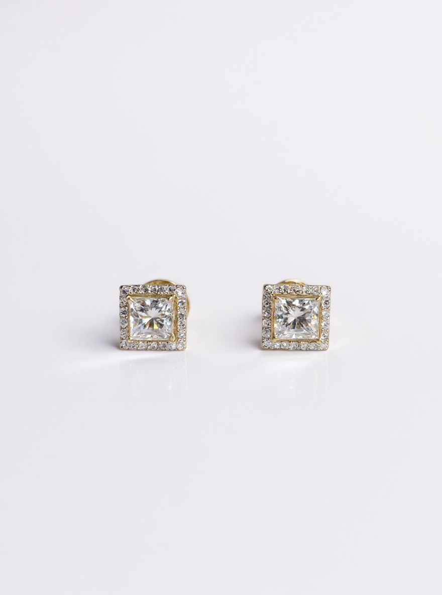 Rhea Bloom Lab Diamond Earring