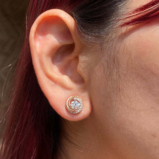 Vriksha Lab Diamond Earrings - Fiona Diamonds - Fiona Diamonds
