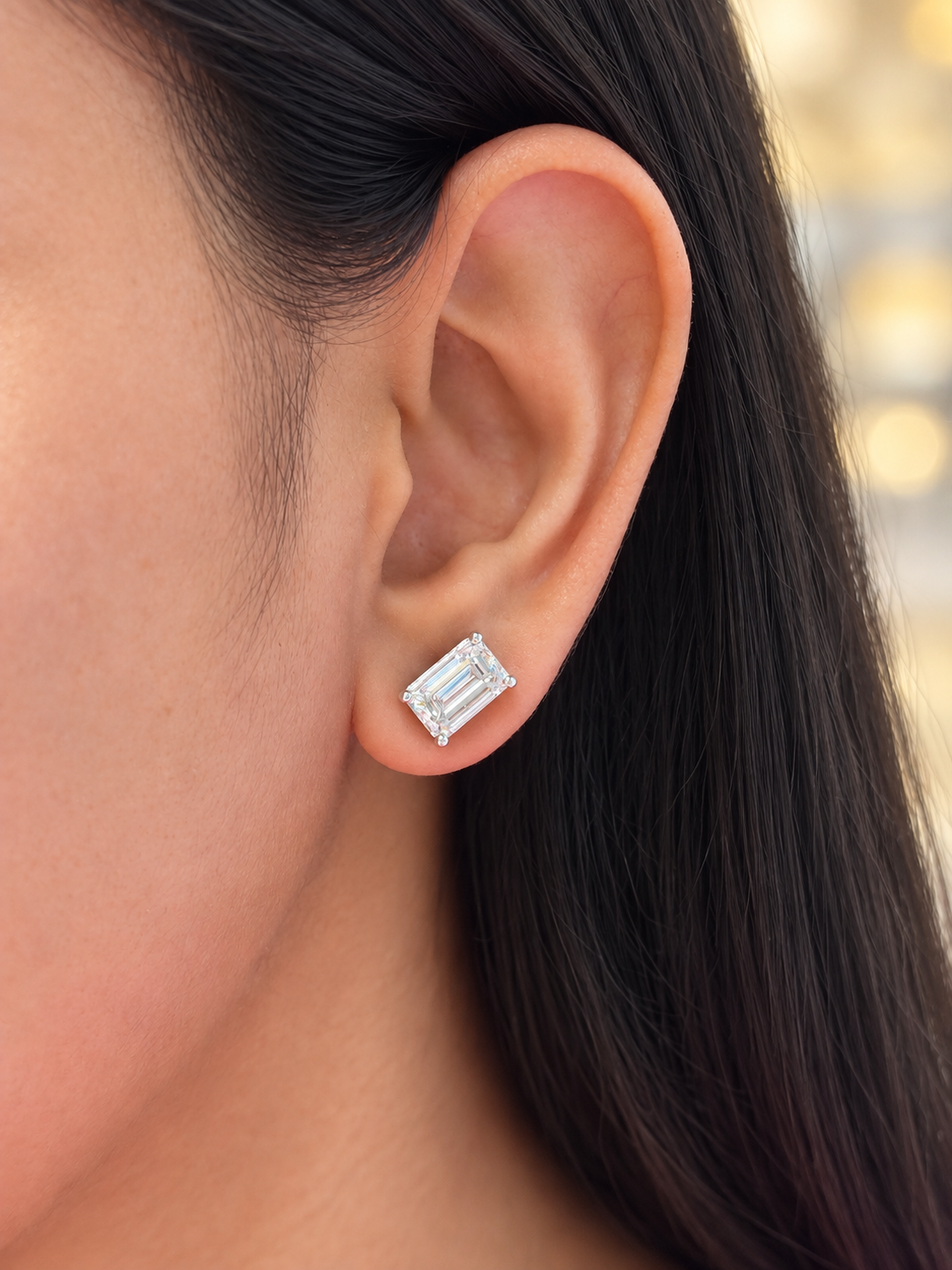 Tova Hoop Lab Diamond Earring