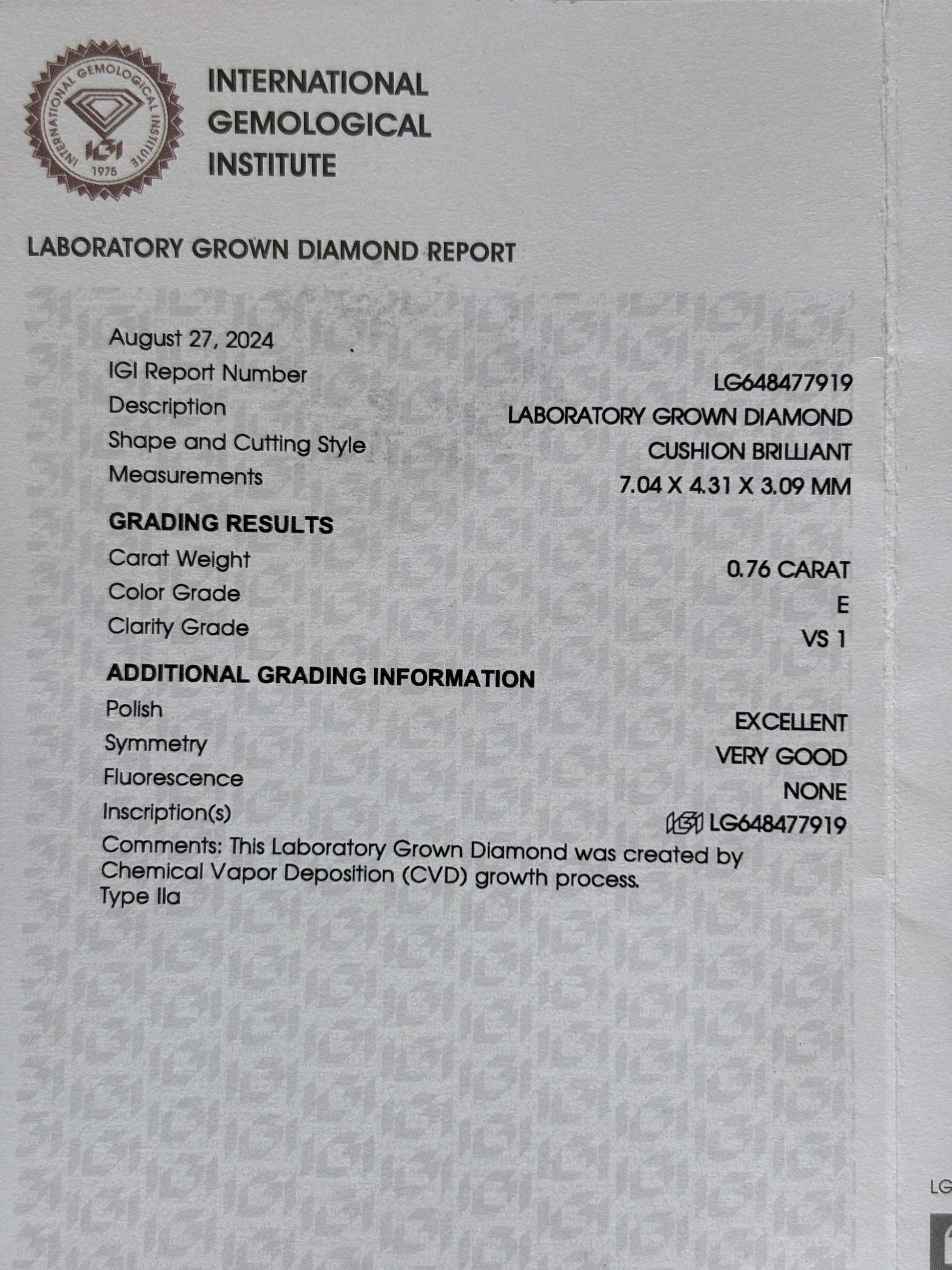 Nira Snow Lab Diamond Earring