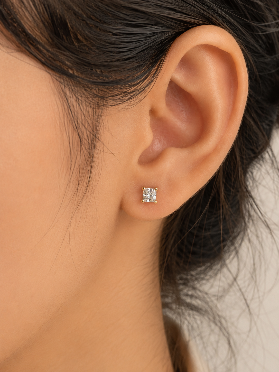 Calista Lab Diamond Earring