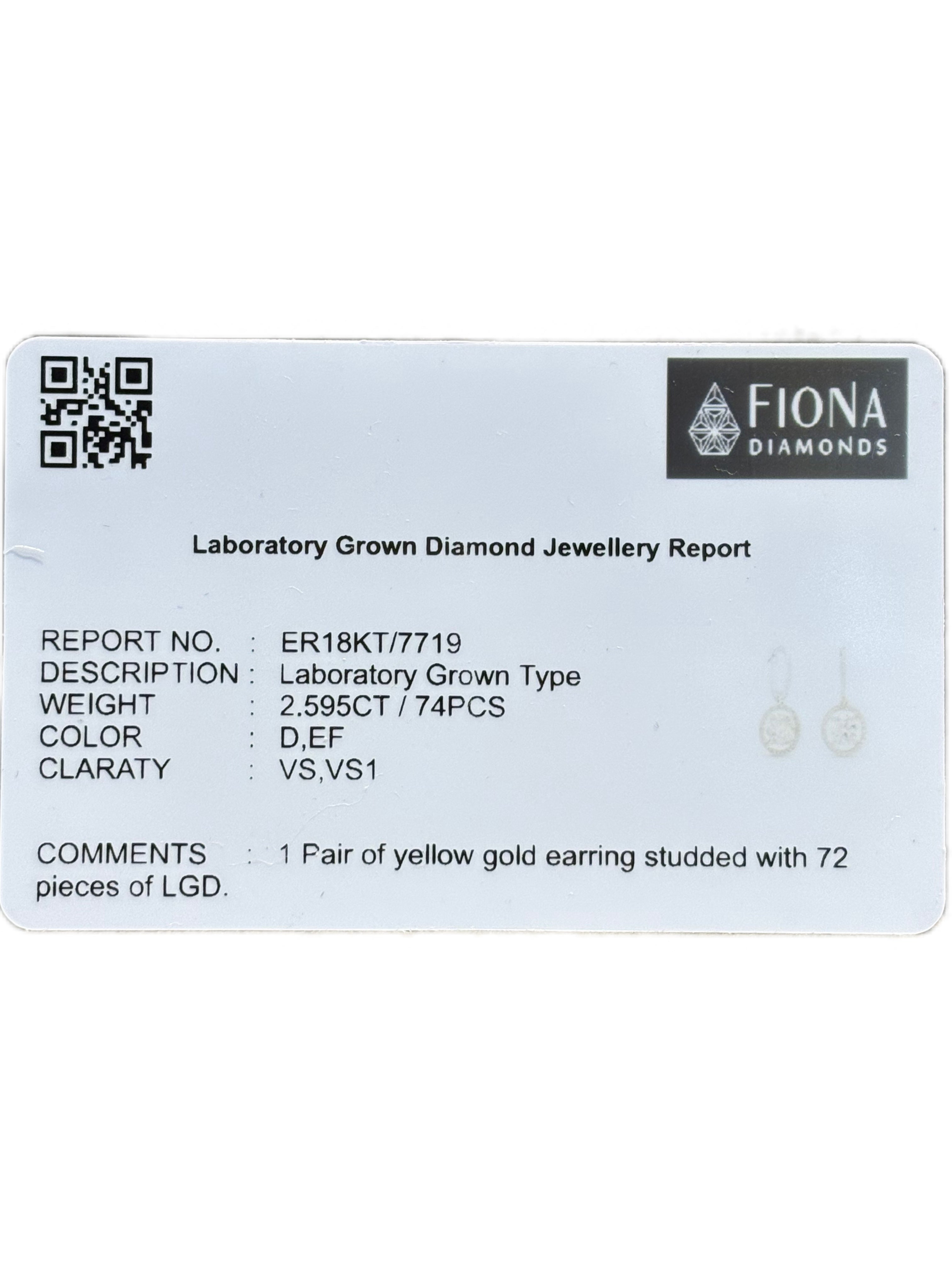 Ryveth Solvex Lab Grown Diamond Earring