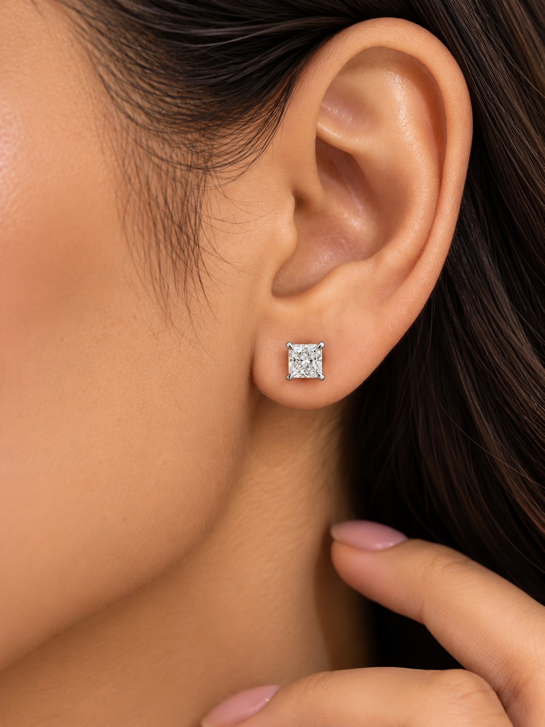 Caldrex Thyrix Lab Grown Diamond Earring