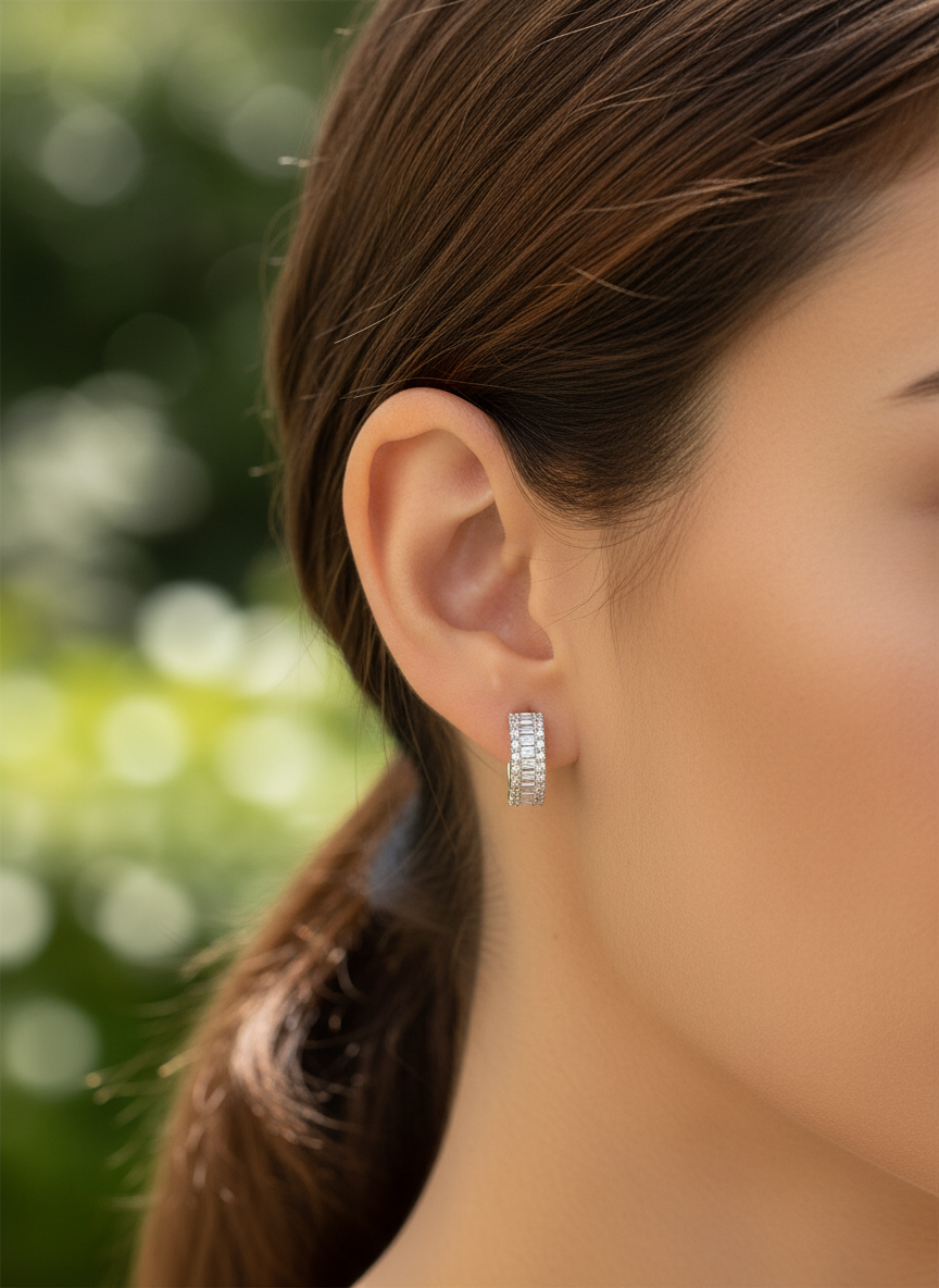 Avyraze Drop Lab Diamond Earring