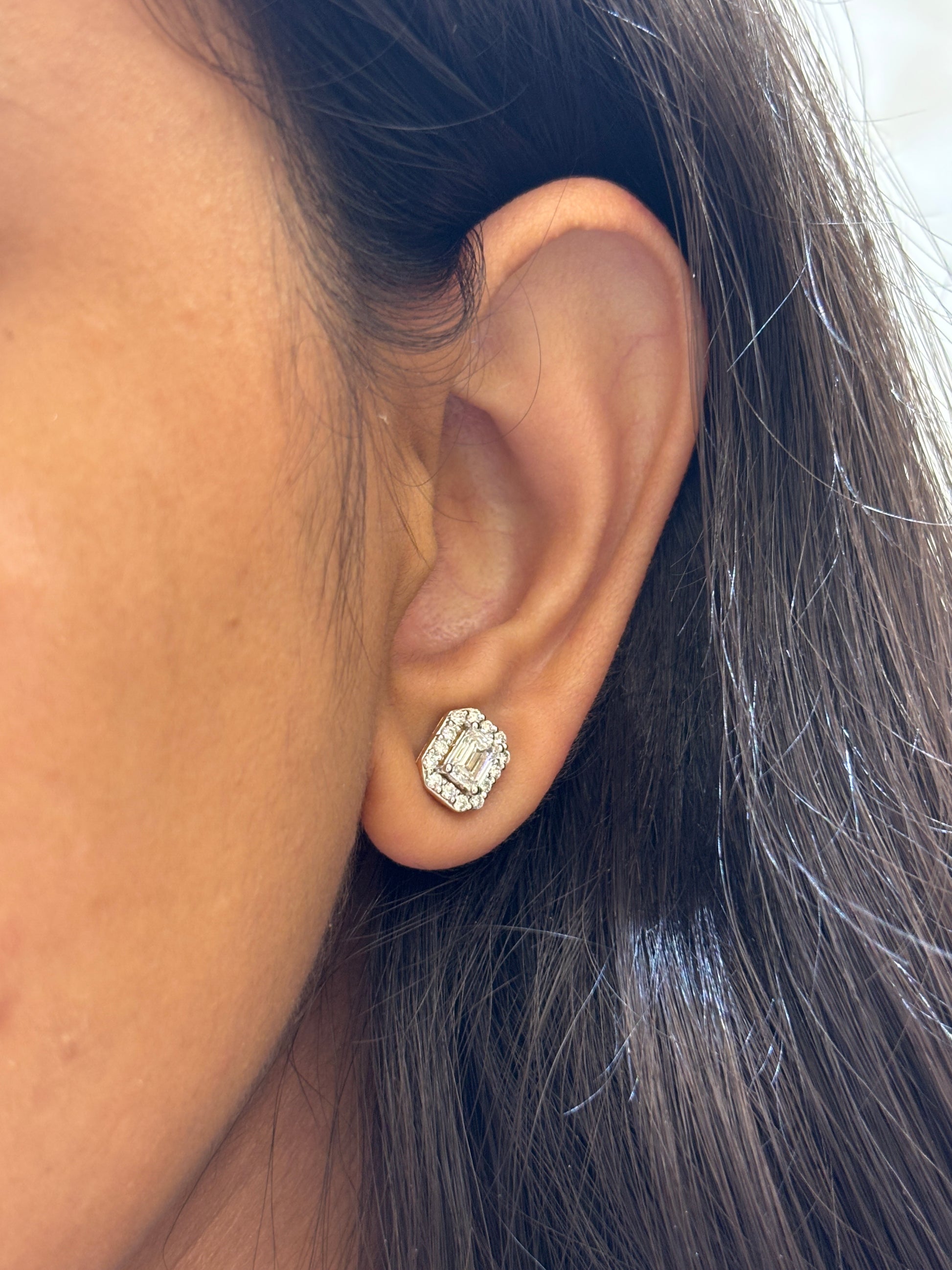 Ivory Pact Lab Diamond Earring - Fiona Diamonds - Fiona Diamonds