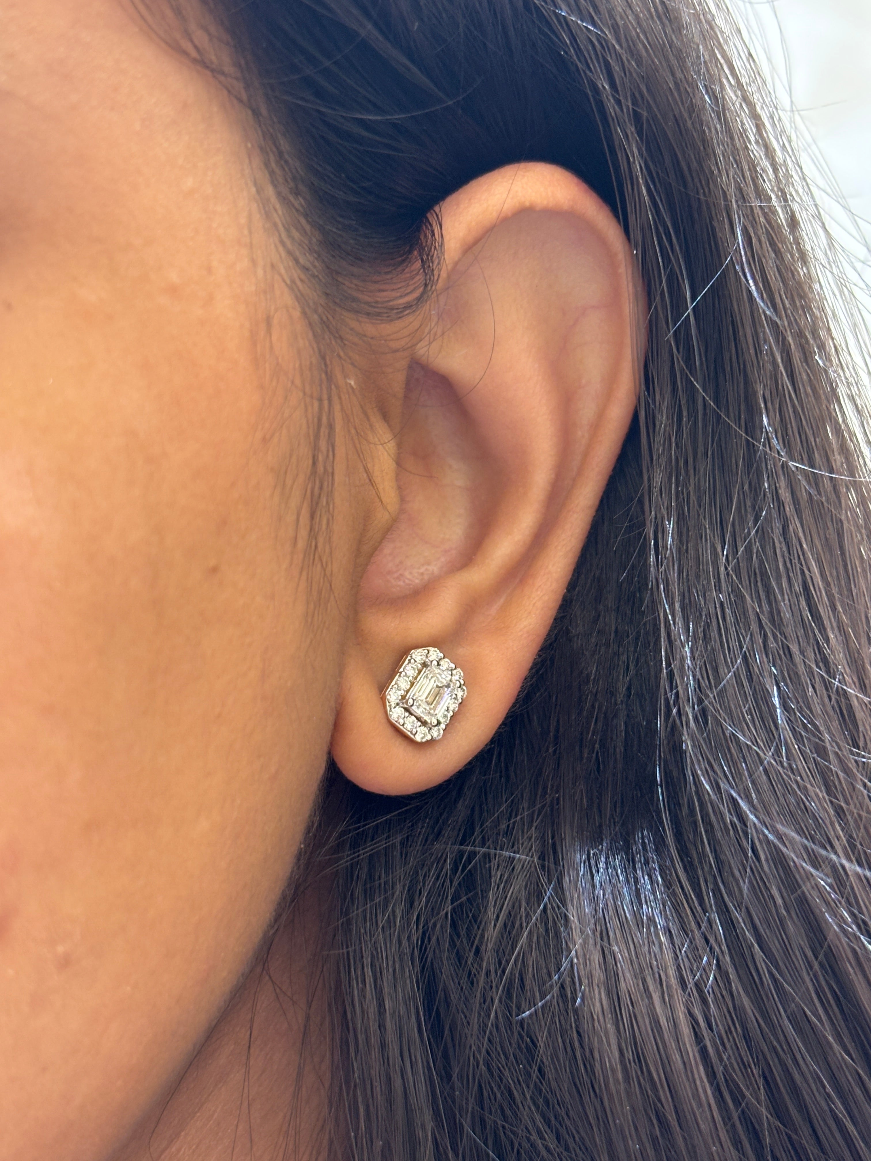 Ivory Pact Lab Diamond Earring - Fiona Diamonds - Fiona Diamonds