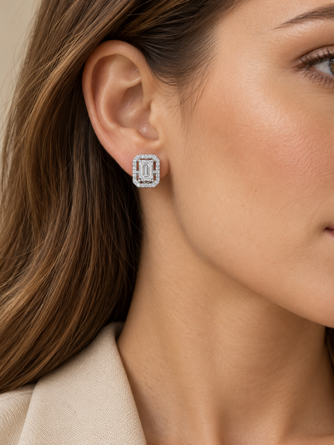 Tara Arc Lab Diamond Earring