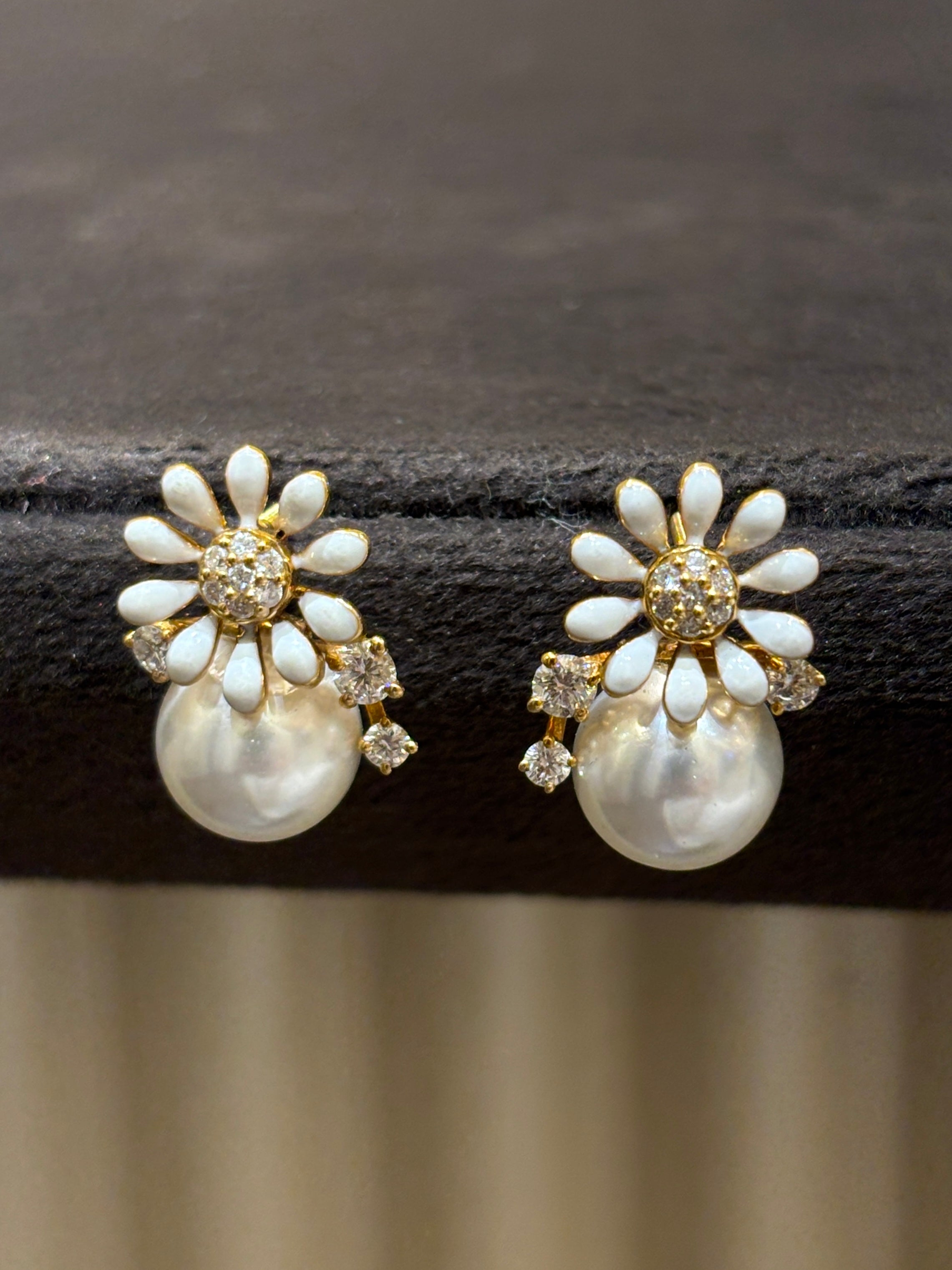 Midnight Aura Lab Diamond Earring - Fiona Diamonds - Fiona Diamonds