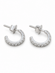 Ziva Curve Lab Diamond Earring