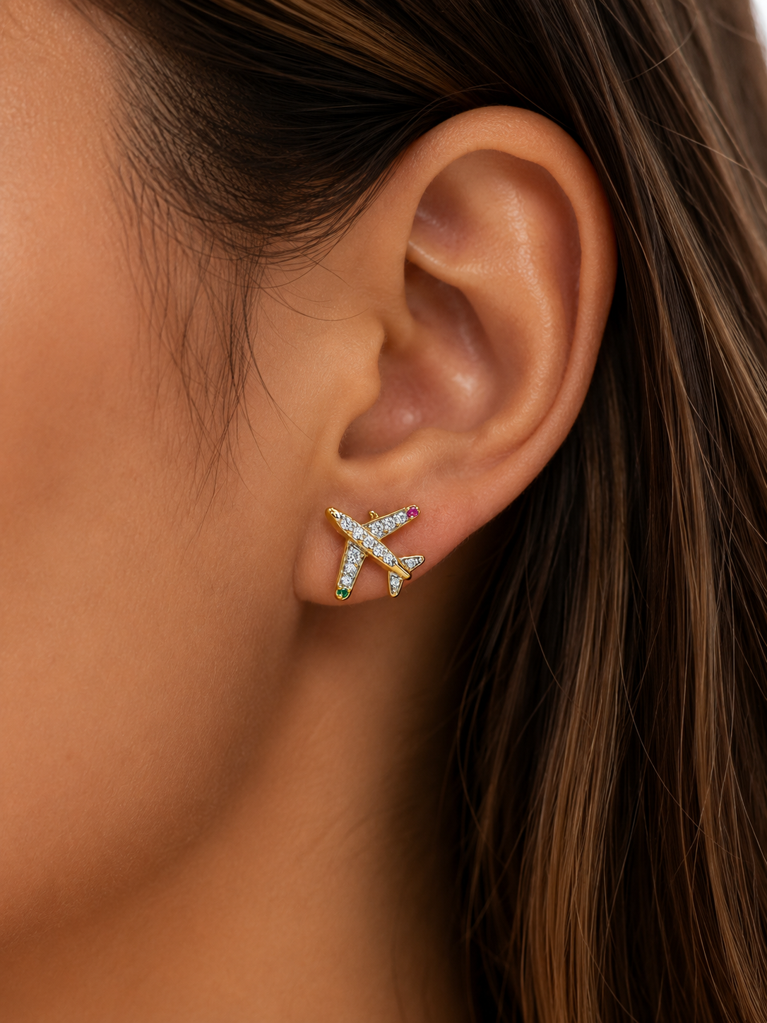 Olvara Stryn Lab Diamond Earring