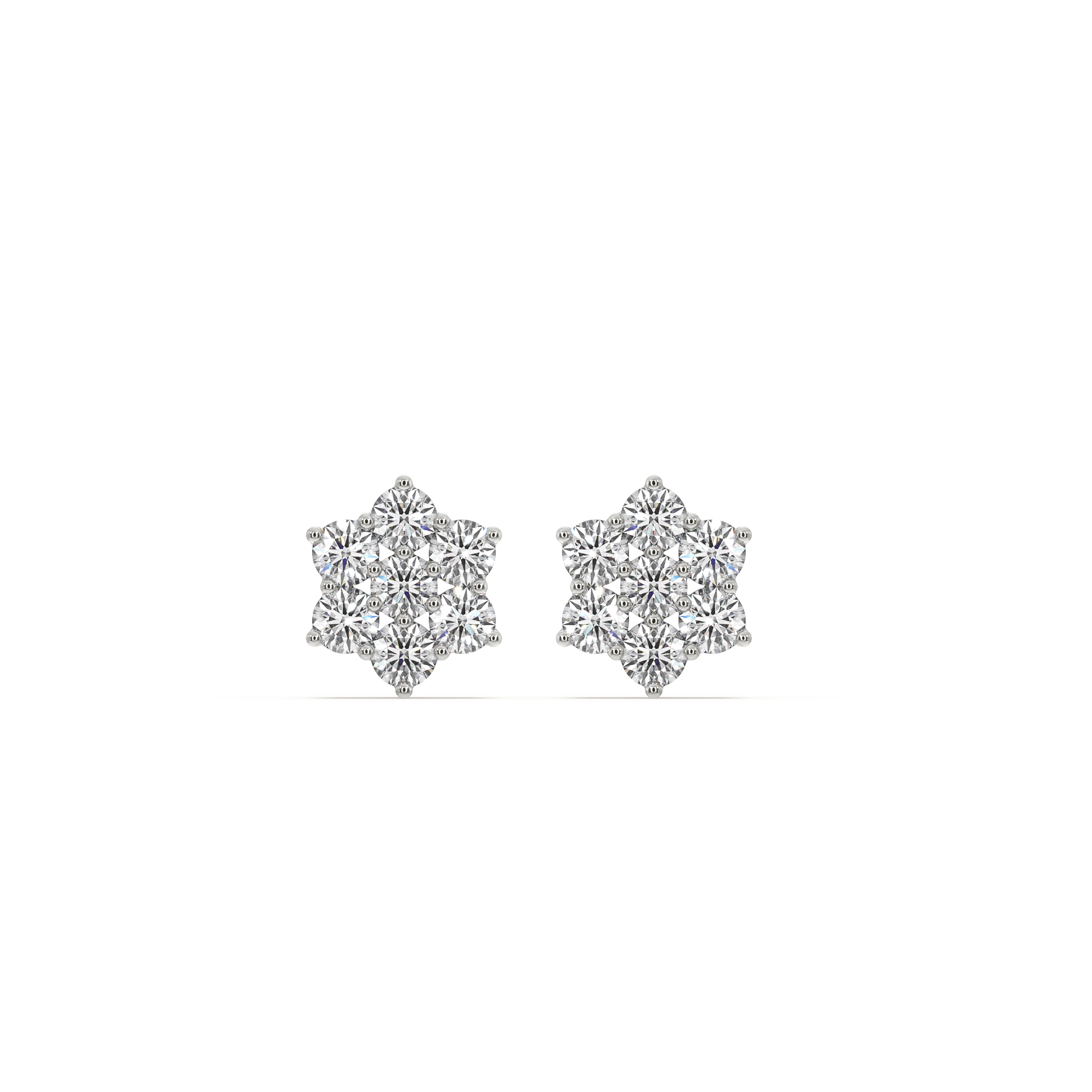0.56ct Lab Grown Diamond Earring in 18kt Gold Vermeil