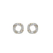 0.16ct Lab Grown Diamond Earring in 18kt Gold Vermeil