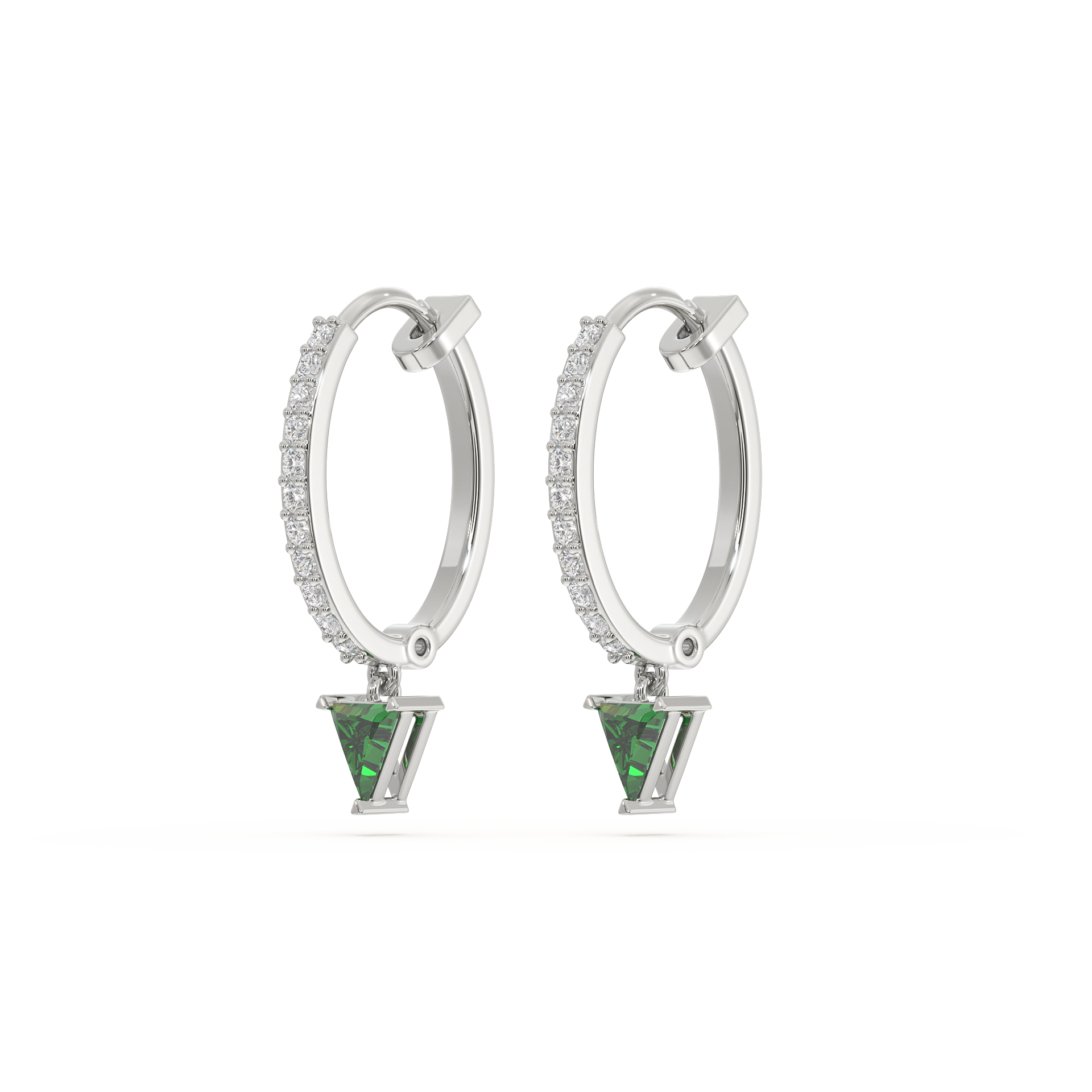 0.32ct Lab Grown Diamond Earring in 18kt Gold Vermeil