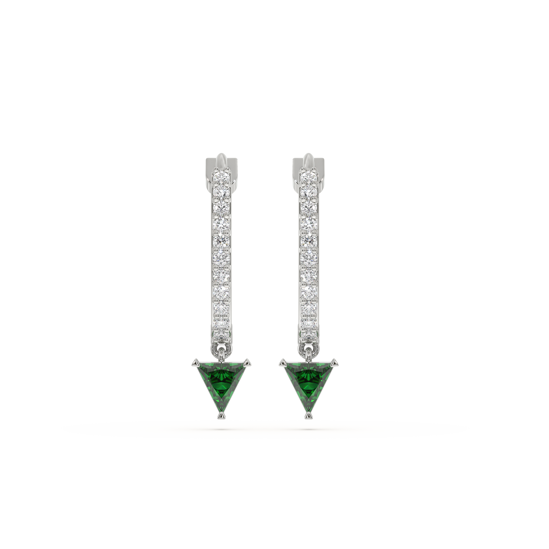 0.32ct Lab Grown Diamond Earring in 18kt Gold Vermeil