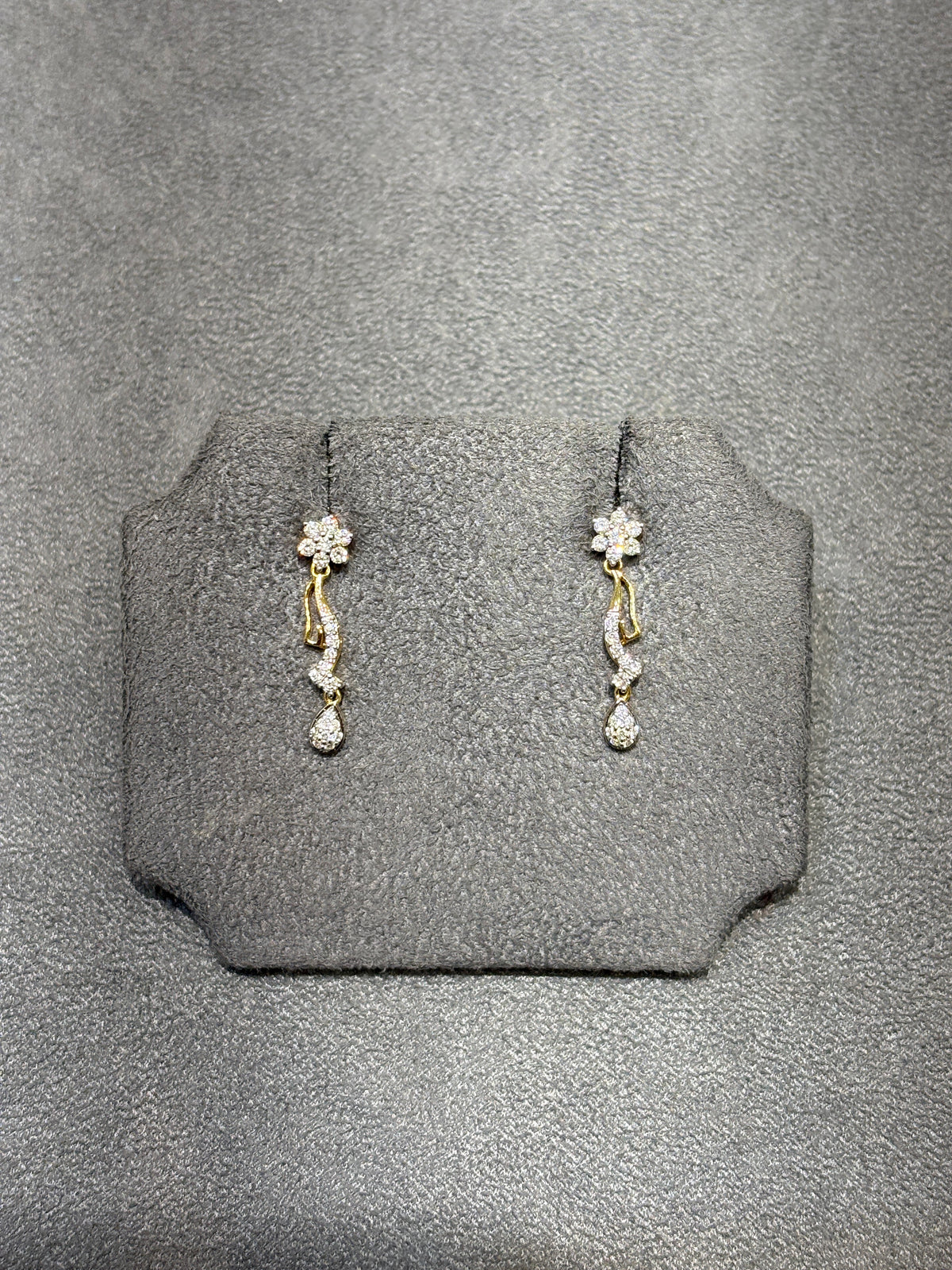Katya Turquoise Lab Diamond Earrings