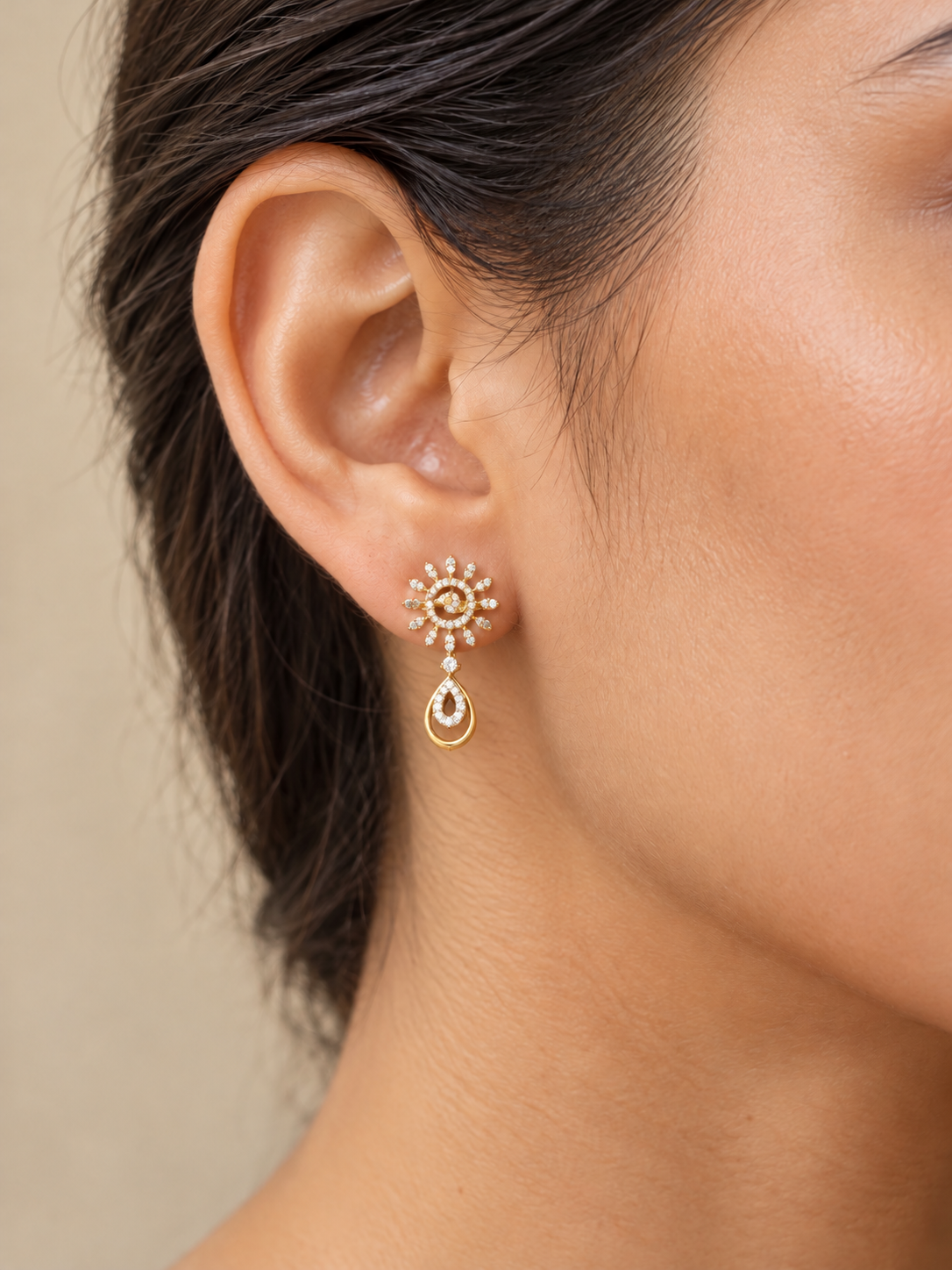 Claudia Mimosa Lab Diamond Earrings