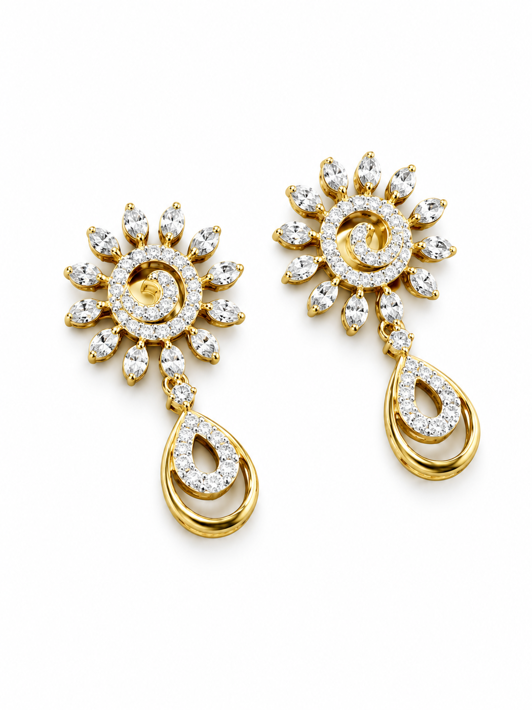 Claudia Mimosa Lab Diamond Earrings