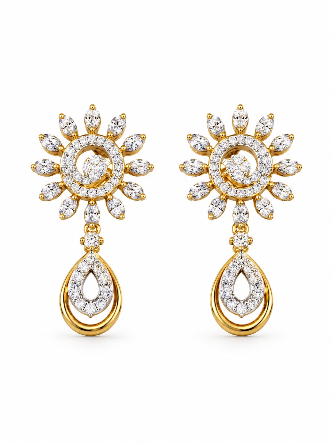 Claudia Mimosa Lab Diamond Earrings