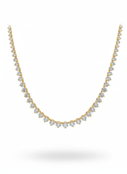 Golden Mirage Lab Diamond Necklace