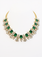 Infinite Veil Oval Lab Diamond Designer Necklace in 14K Yellow Gold by Fiona Diamonds