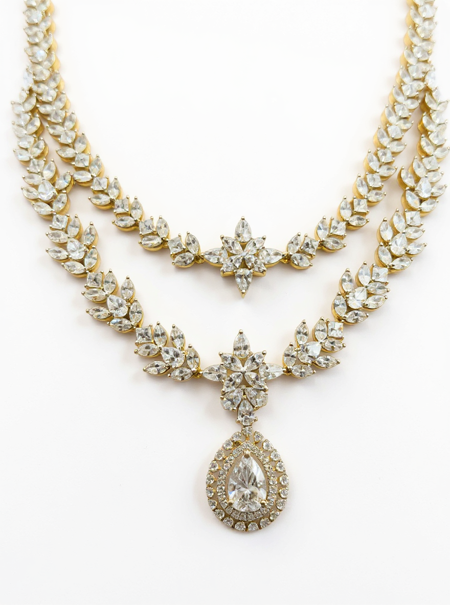 Sivelle Blush Lab Diamond Necklace