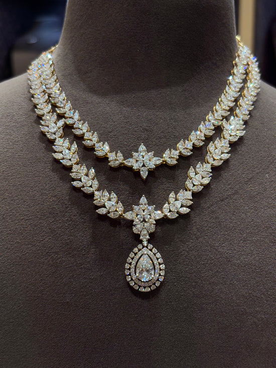 Sivelle Blush Lab Diamond Necklace