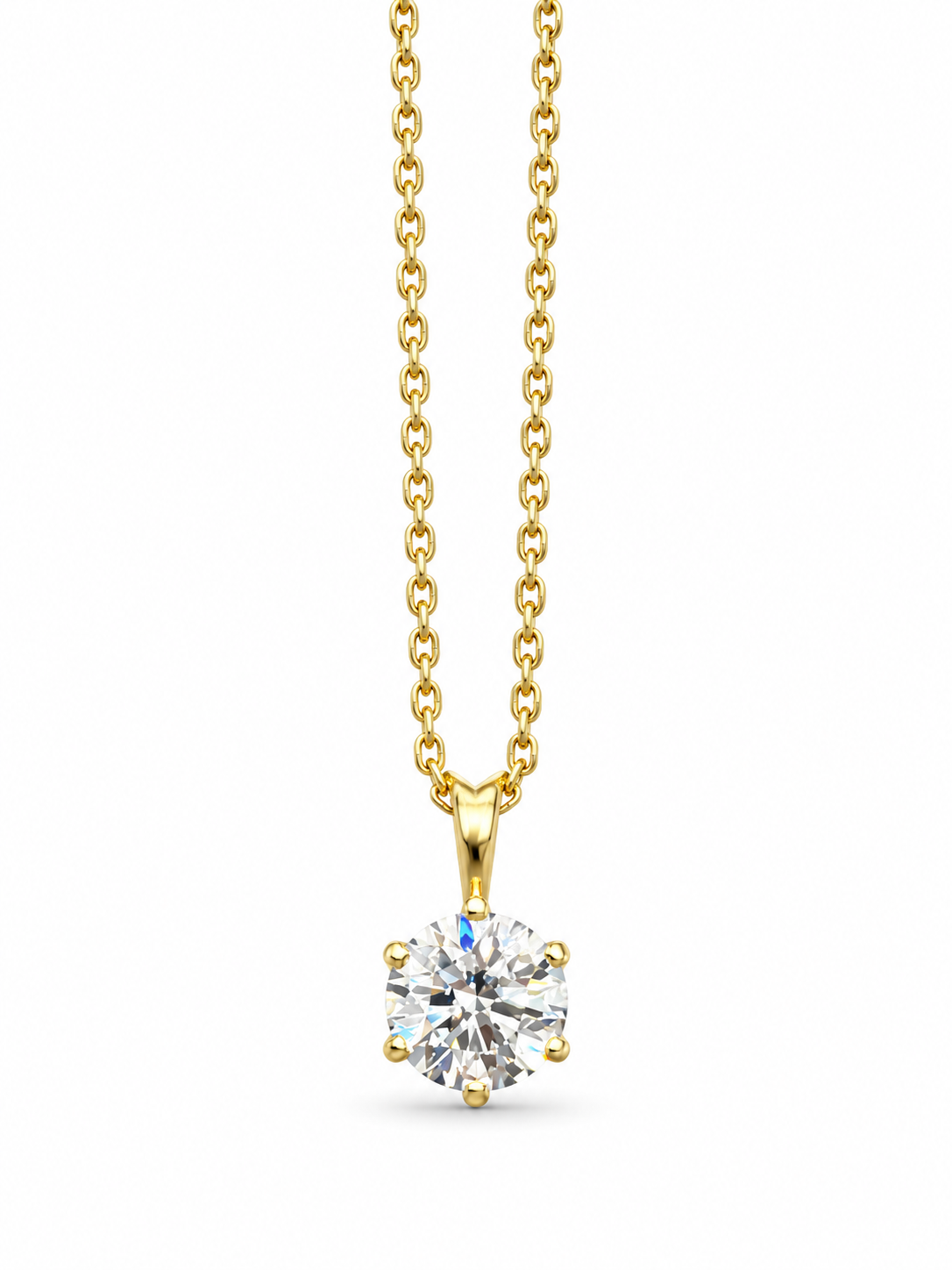 Eliza Dazzle Lab Diamond Pendant