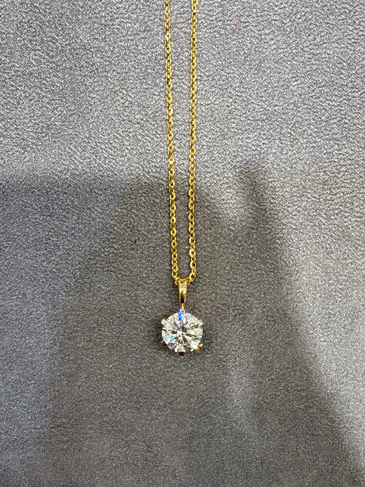 Eliza Dazzle Lab Diamond Pendant