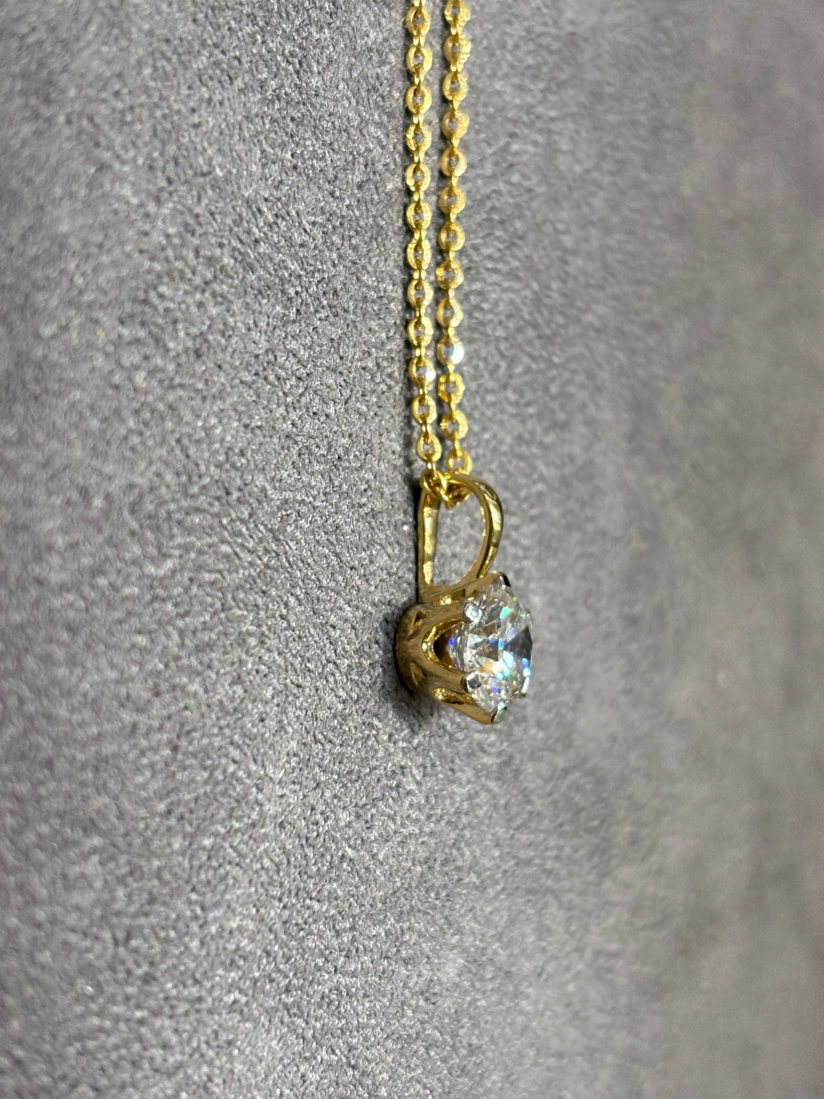 Eliza Dazzle Lab Diamond Pendant