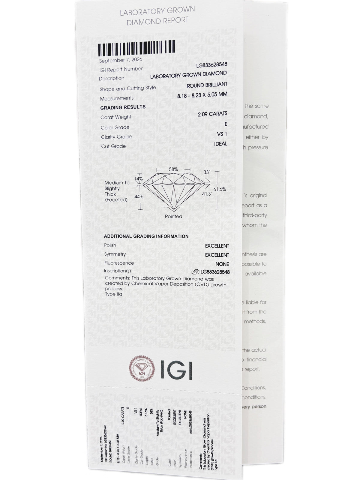 Eliza Dazzle Lab Diamond Pendant