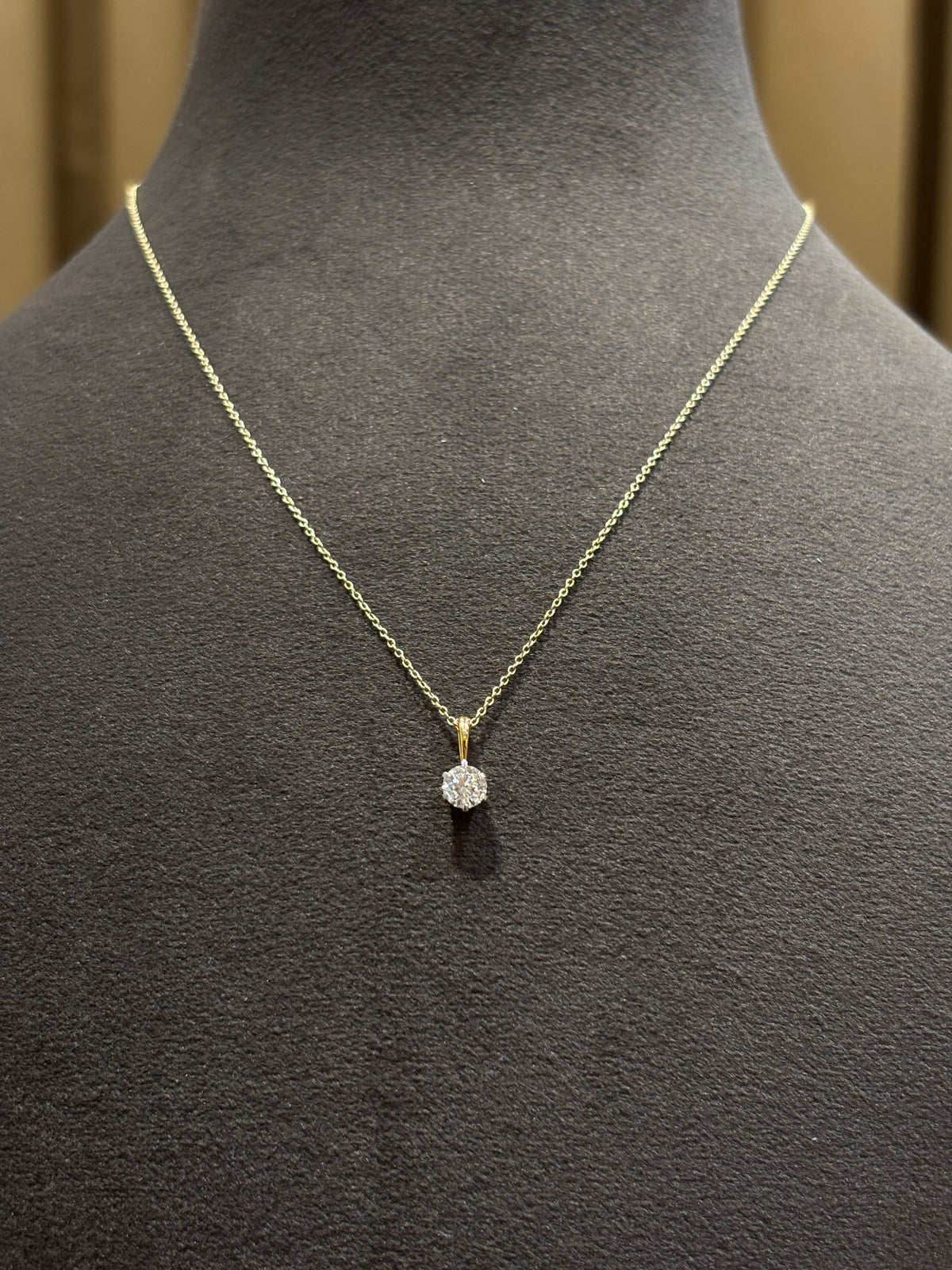 Crelvex Stona Lab Grown Diamond Pendant