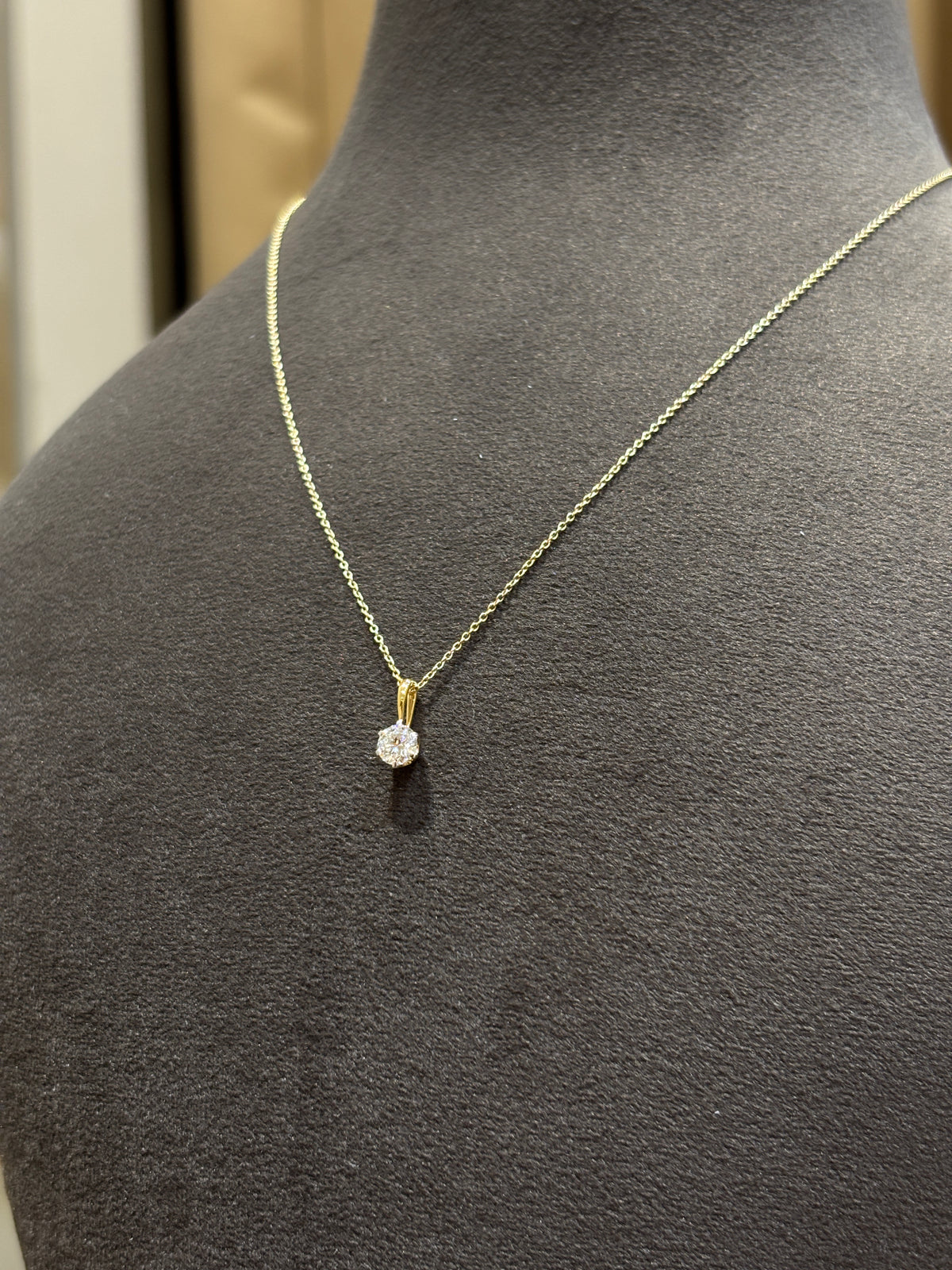 Crelvex Stona Lab Grown Diamond Pendant