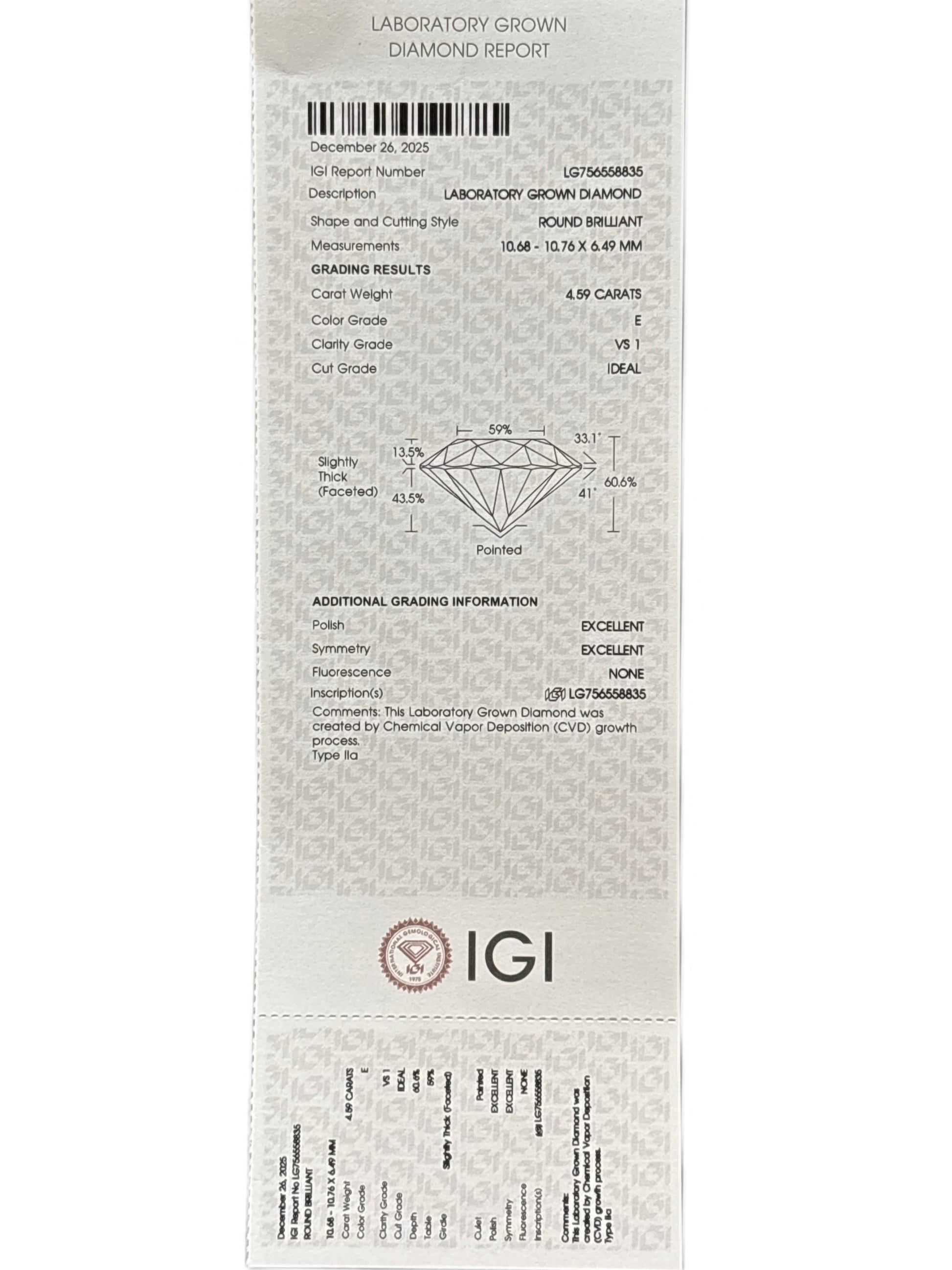 Aureth Vyne Lab Grown Diamond Pendant