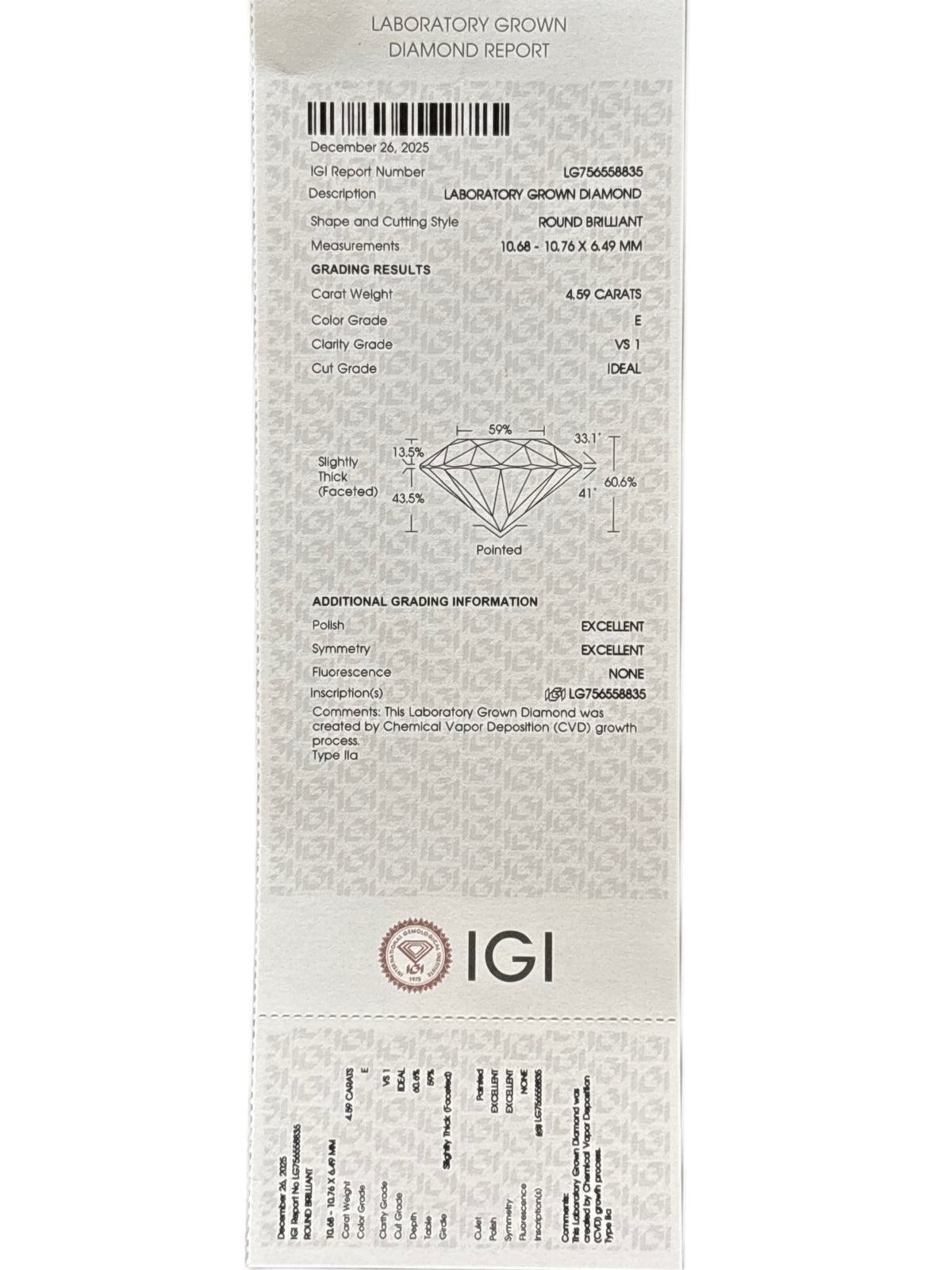 Aureth Vyne Lab Grown Diamond Pendant