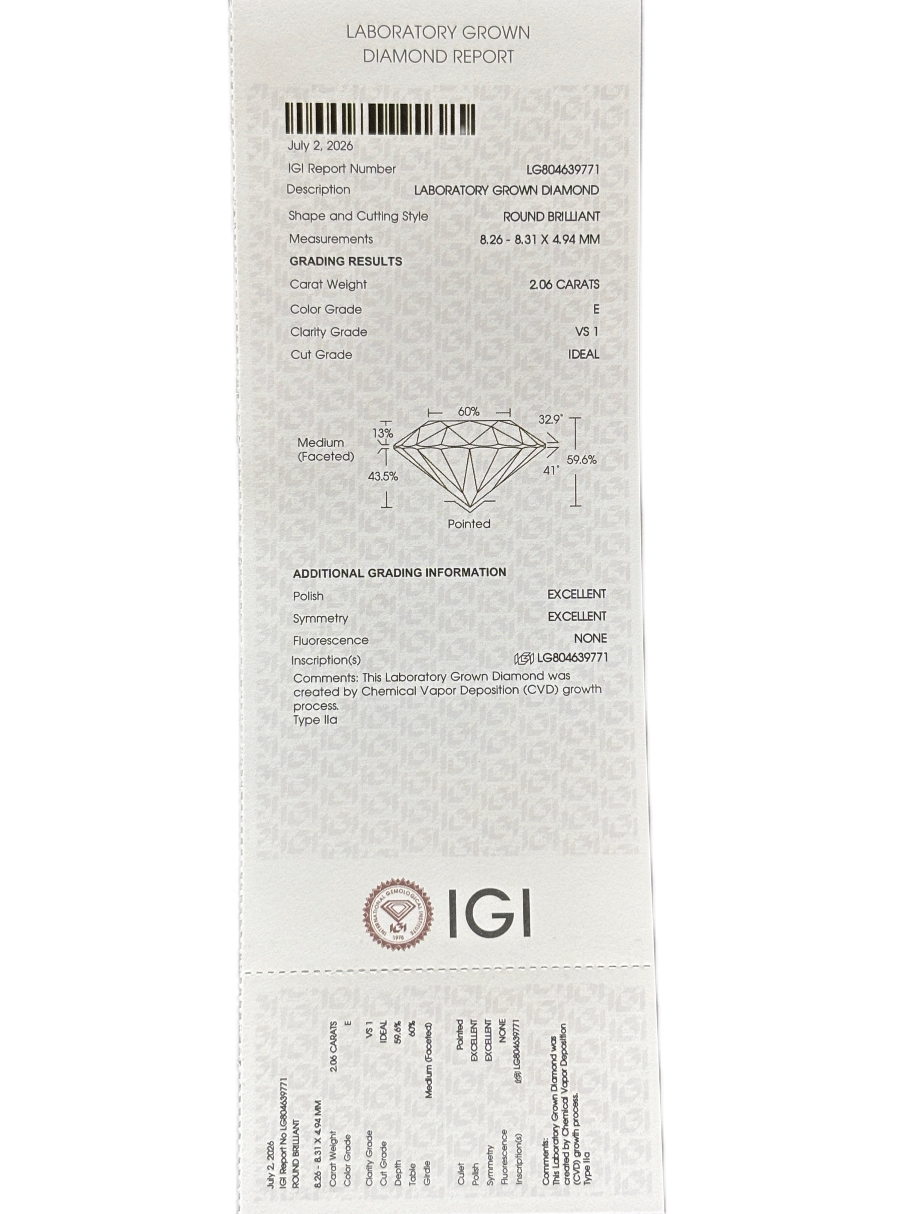 Thyren Lux Lab Grown Diamond Pendant