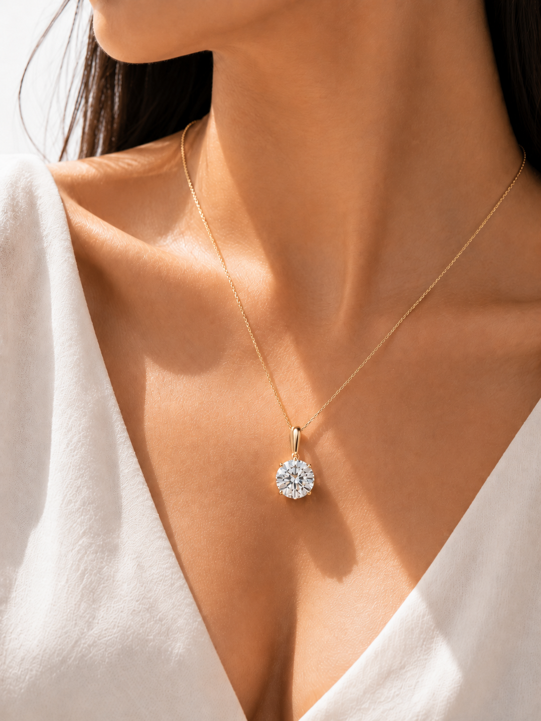 Zerova Deln Lab Grown Diamond Pendant