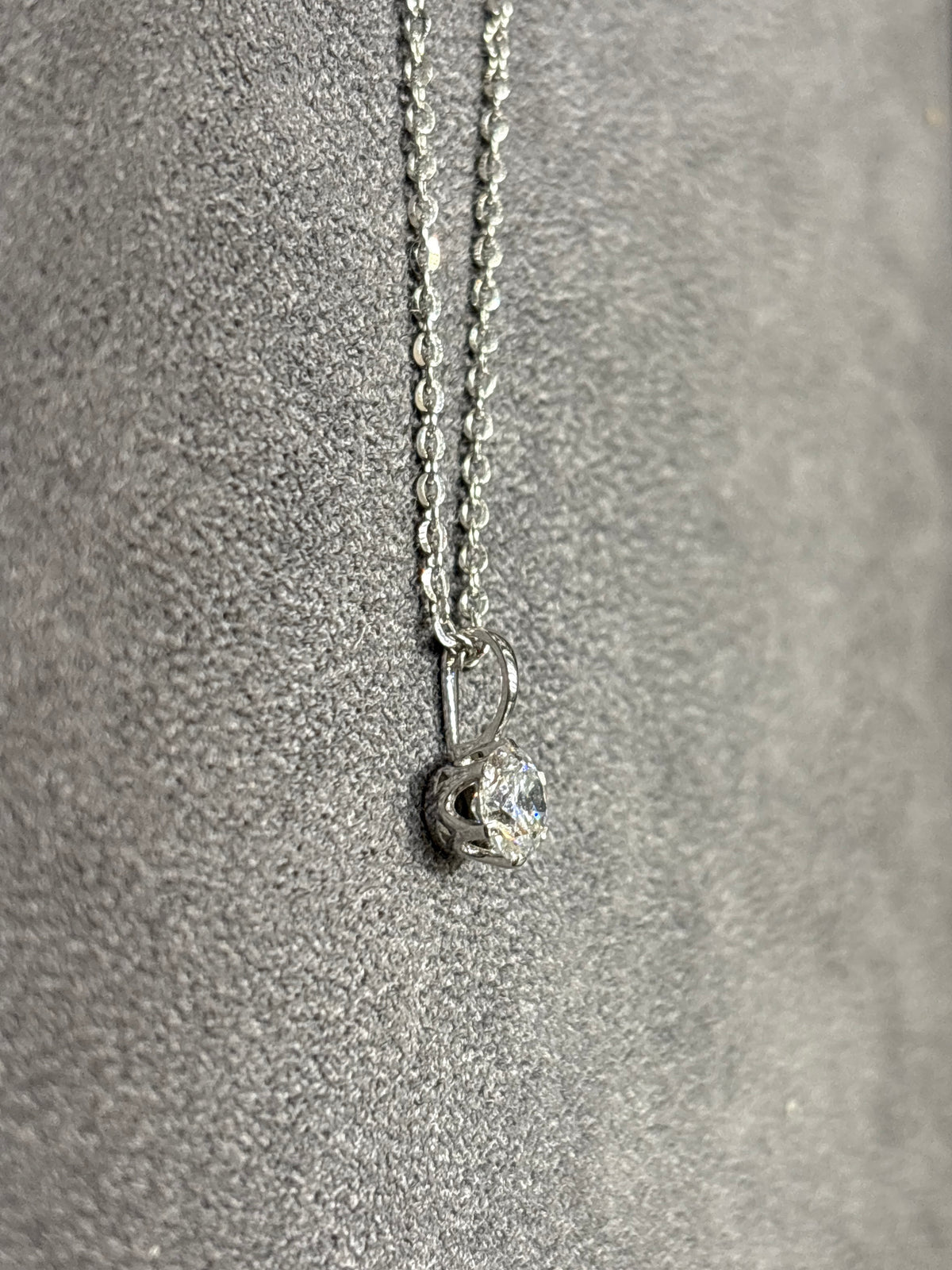 Carlotta Mandarin Lab Diamond Pendant