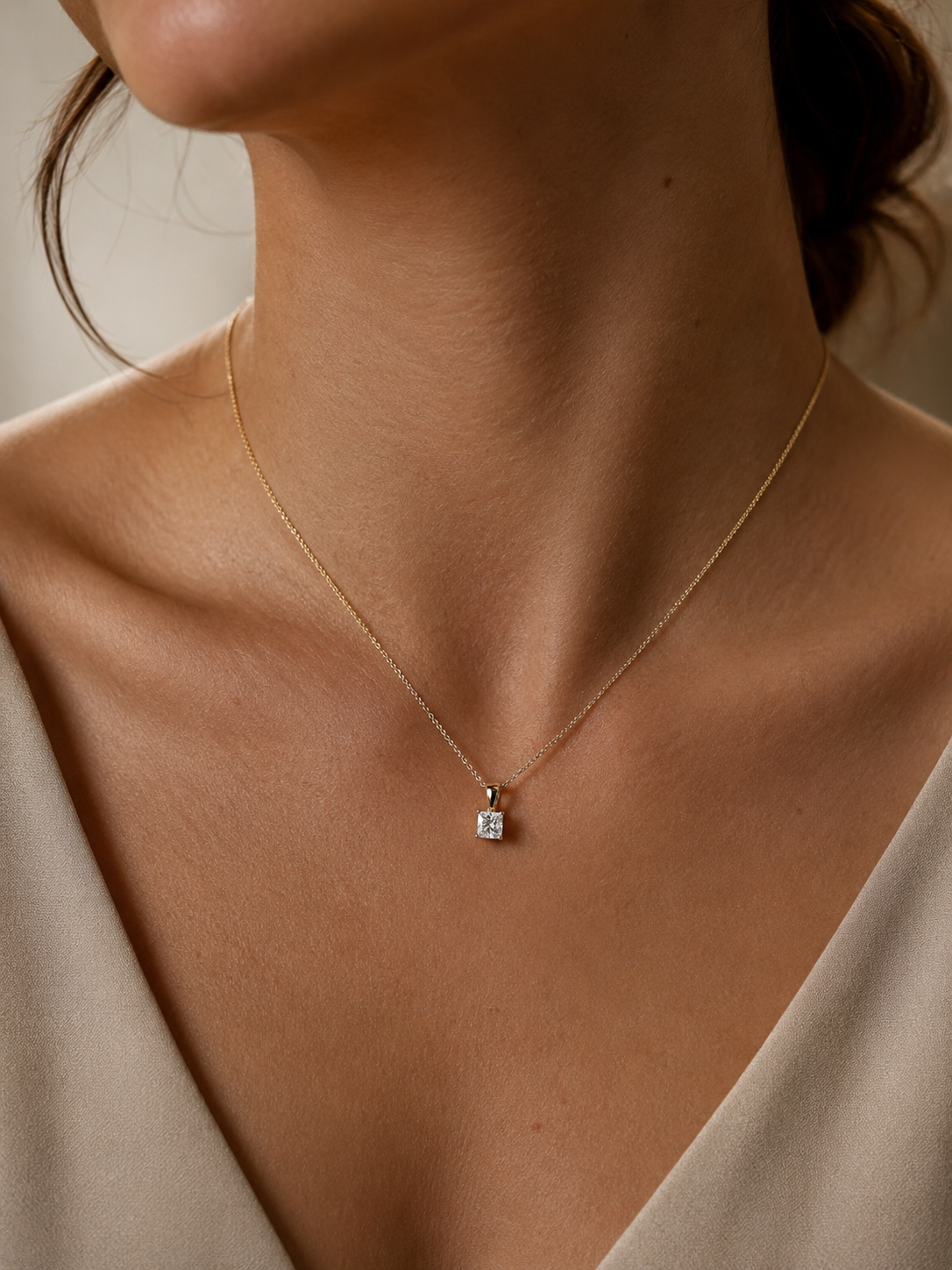 Tavren Lyss Lab Grown Diamond Pendant