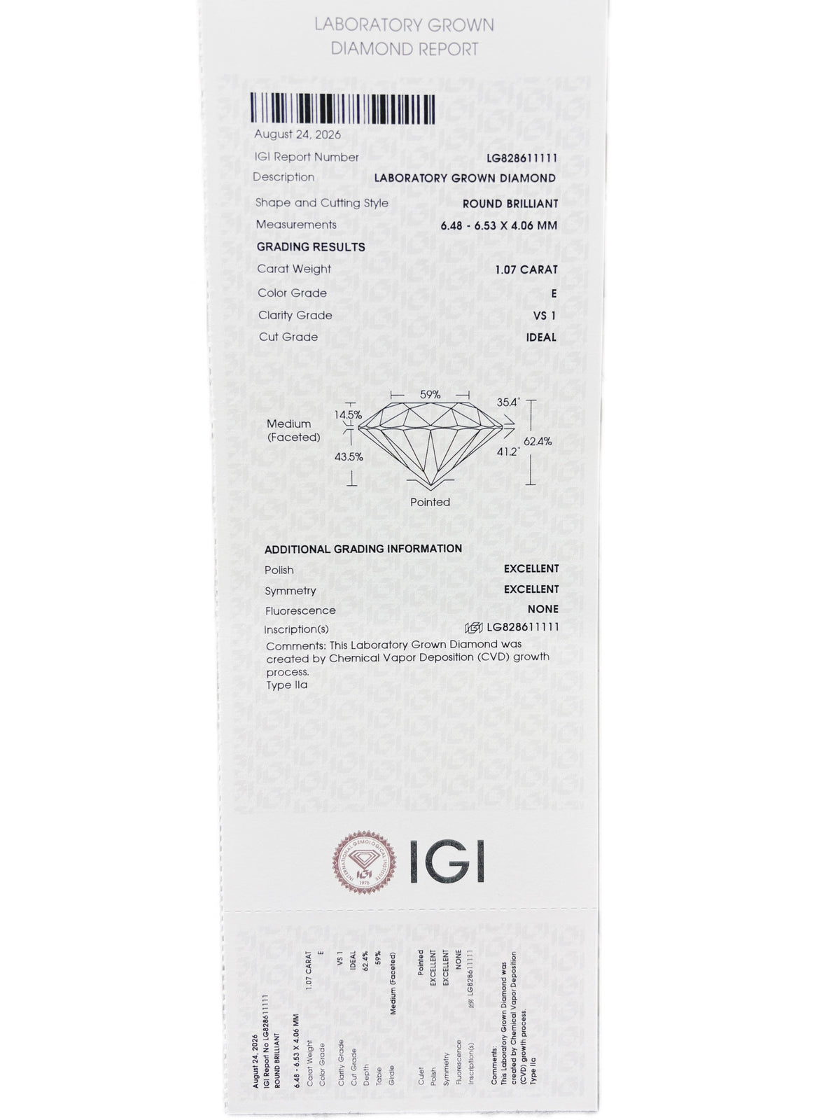 Lucinda Flair Lab Diamond Pendant
