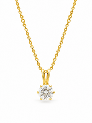Eleanor Cherish Lab Diamond Pendant