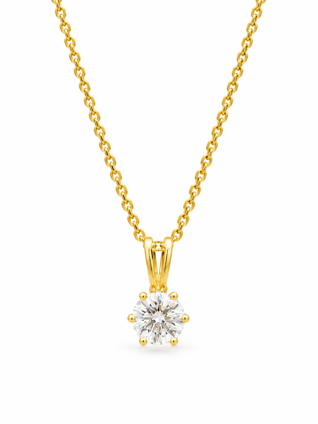 Eleanor Cherish Lab Diamond Pendant