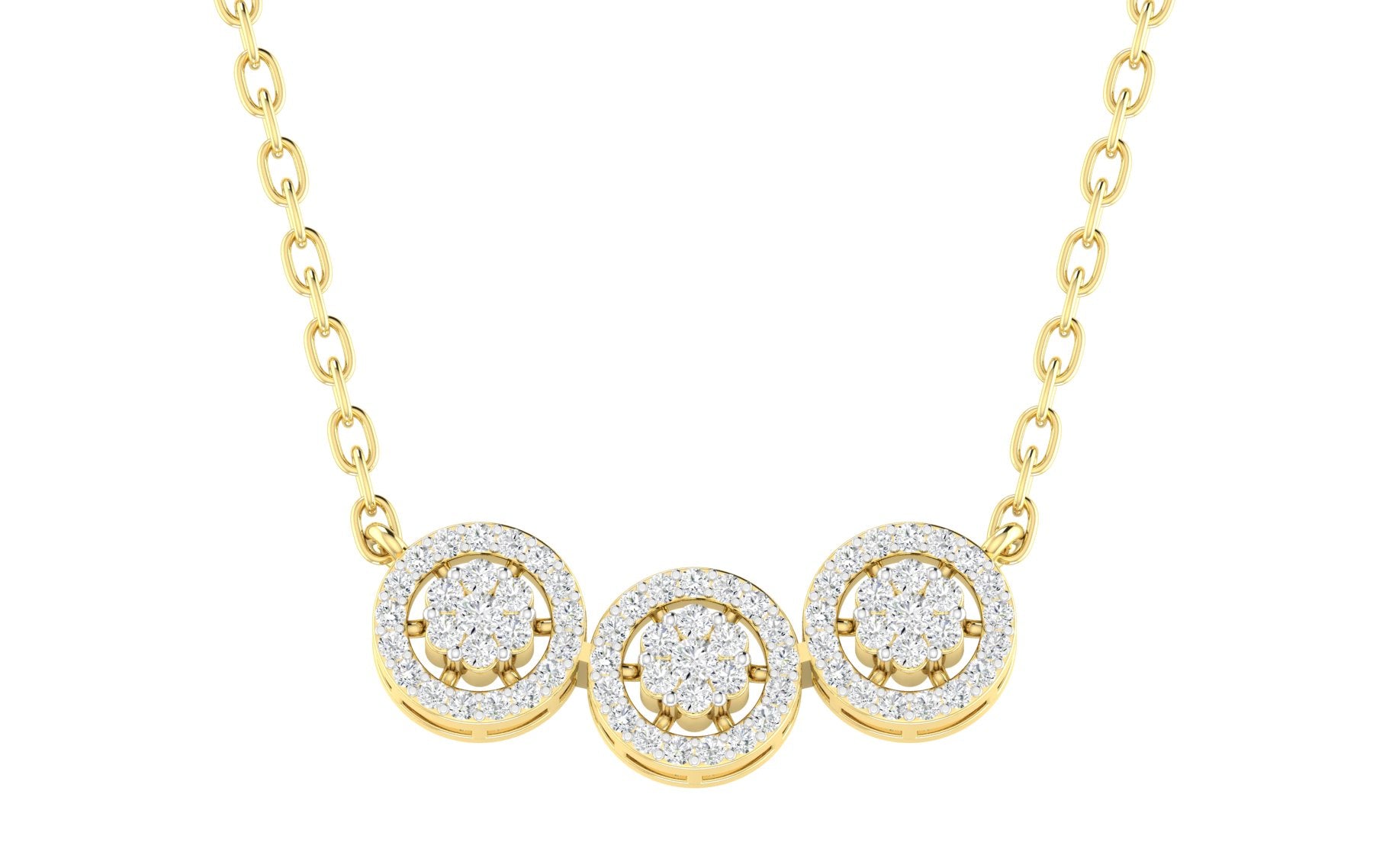 Feixue Lab Diamond Pendant – Flawless & Feminine