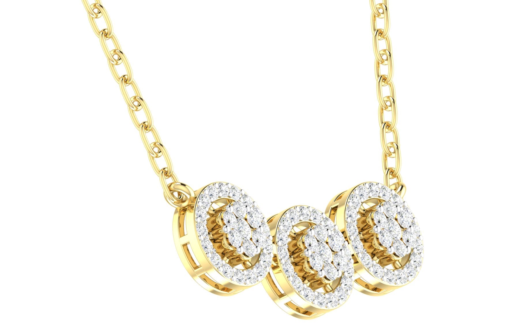 Feixue Lab Diamond Pendant – Flawless & Feminine