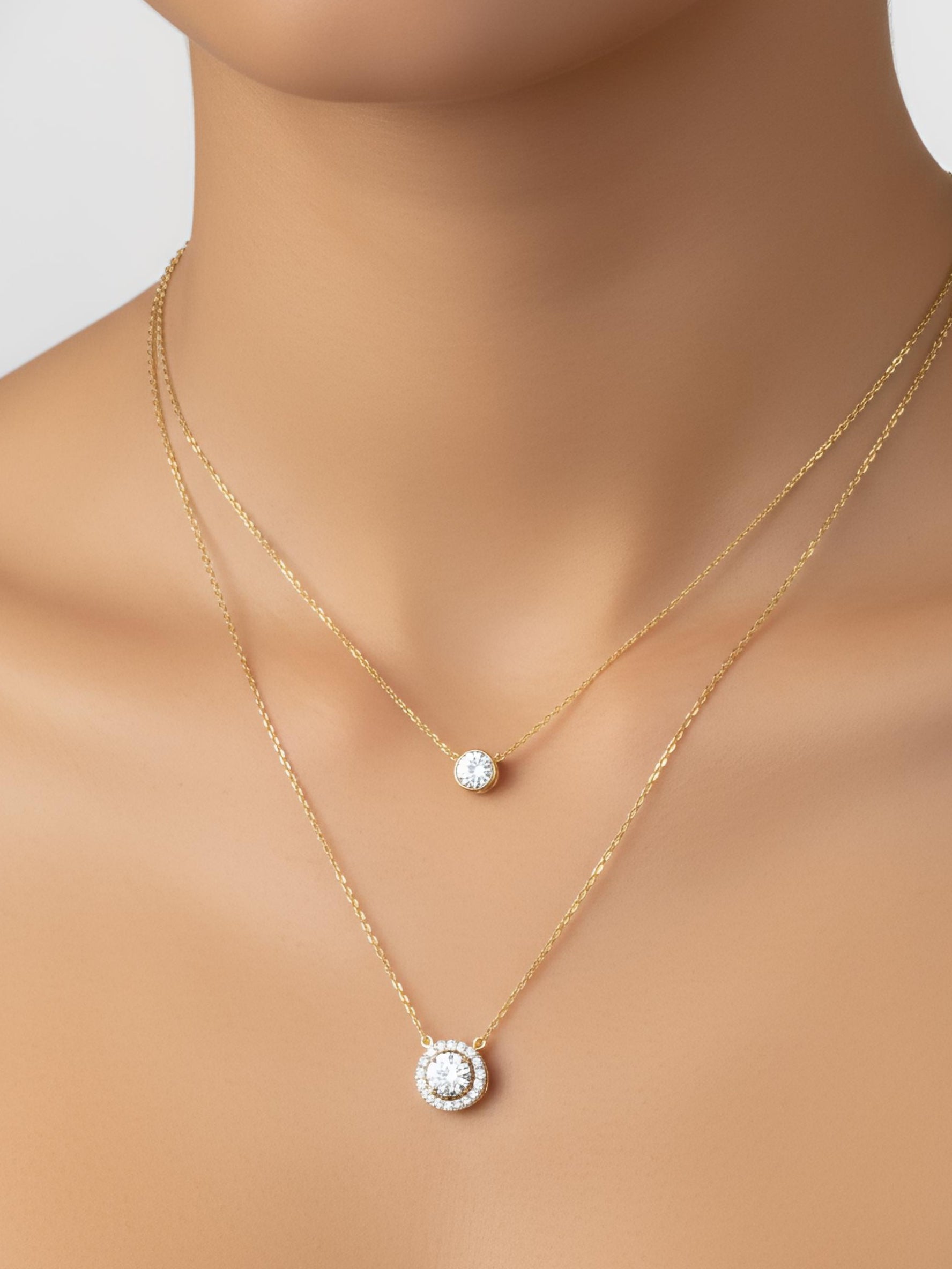 Avyrisa Crest Lab Diamond Pendant